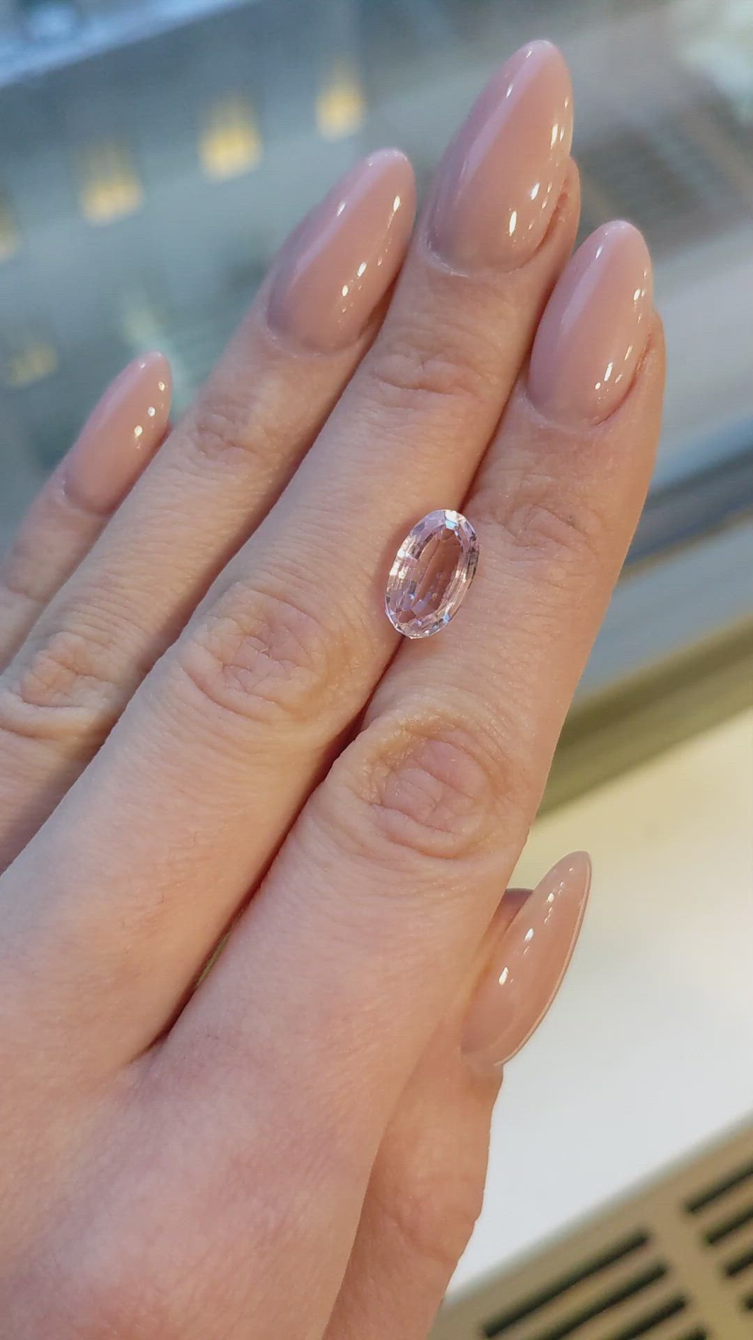 4.30 Ct. Kunzite from Brazil Size Video