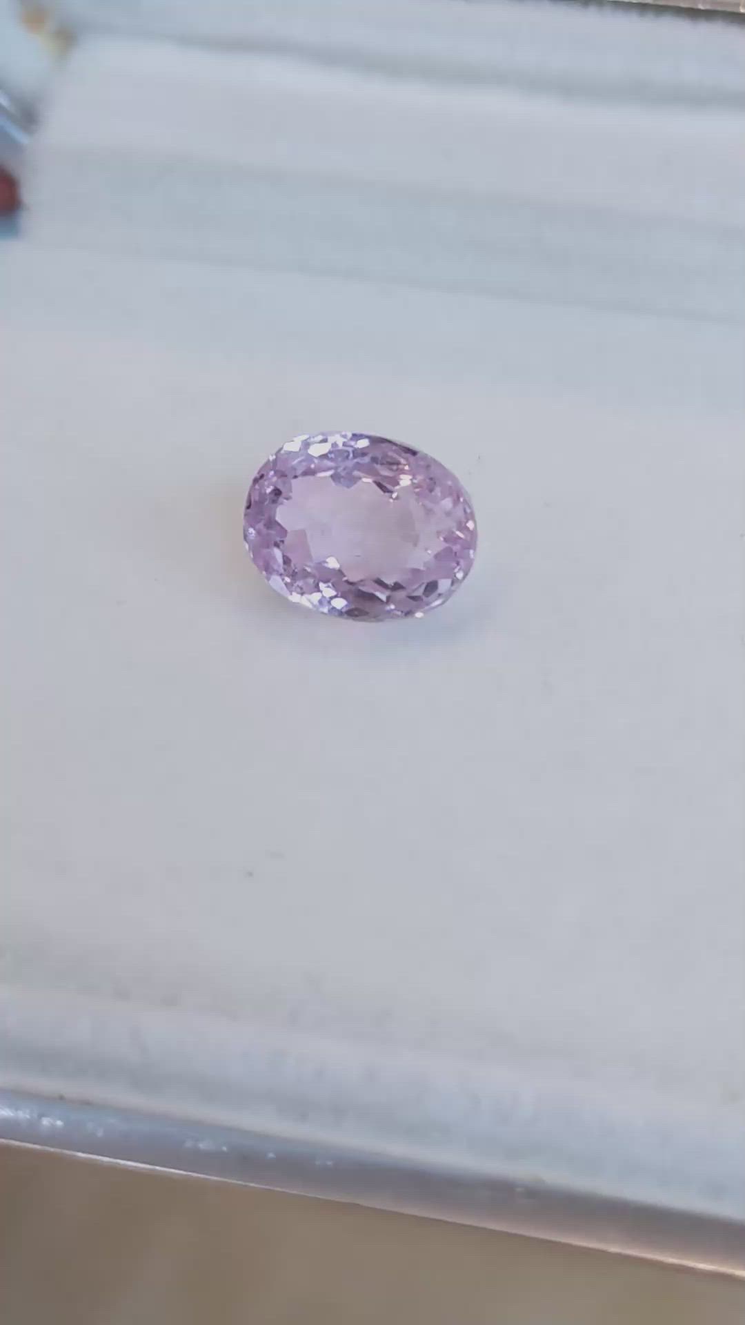 4.25 Ct. Kunzite from Brazil Size Video