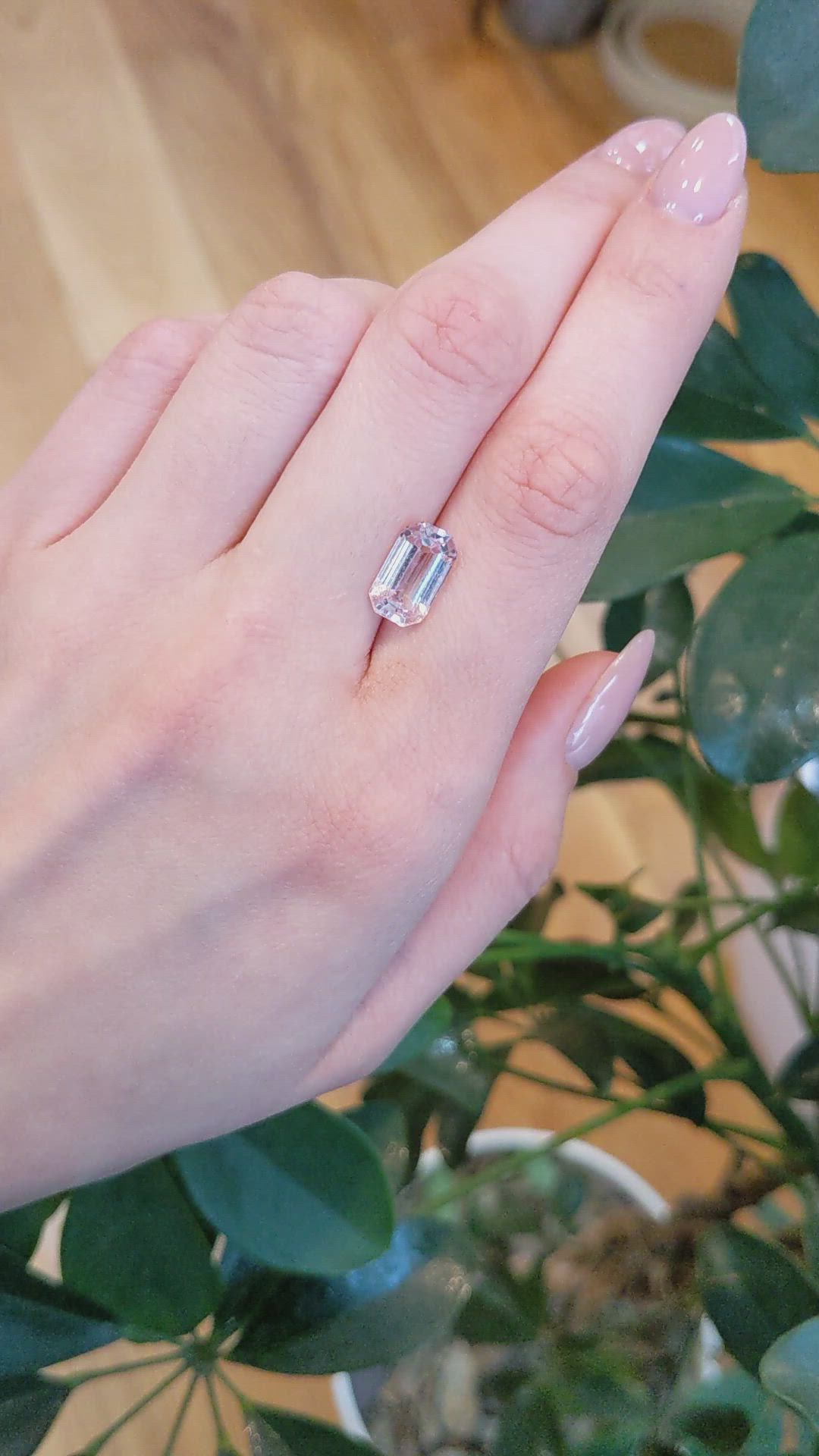 4.28 Ct. Kunzite from Brazil Size Video