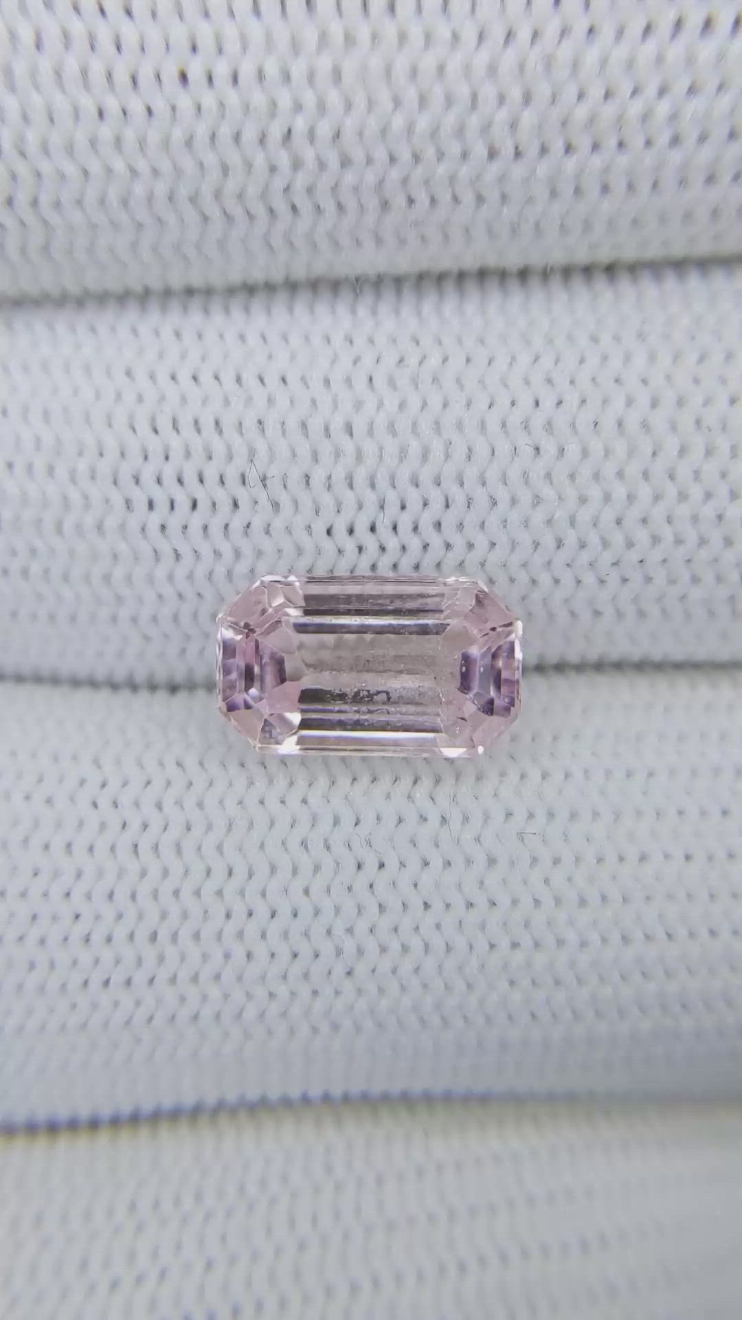 4.28 Ct. Kunzite from Brazil Size Video