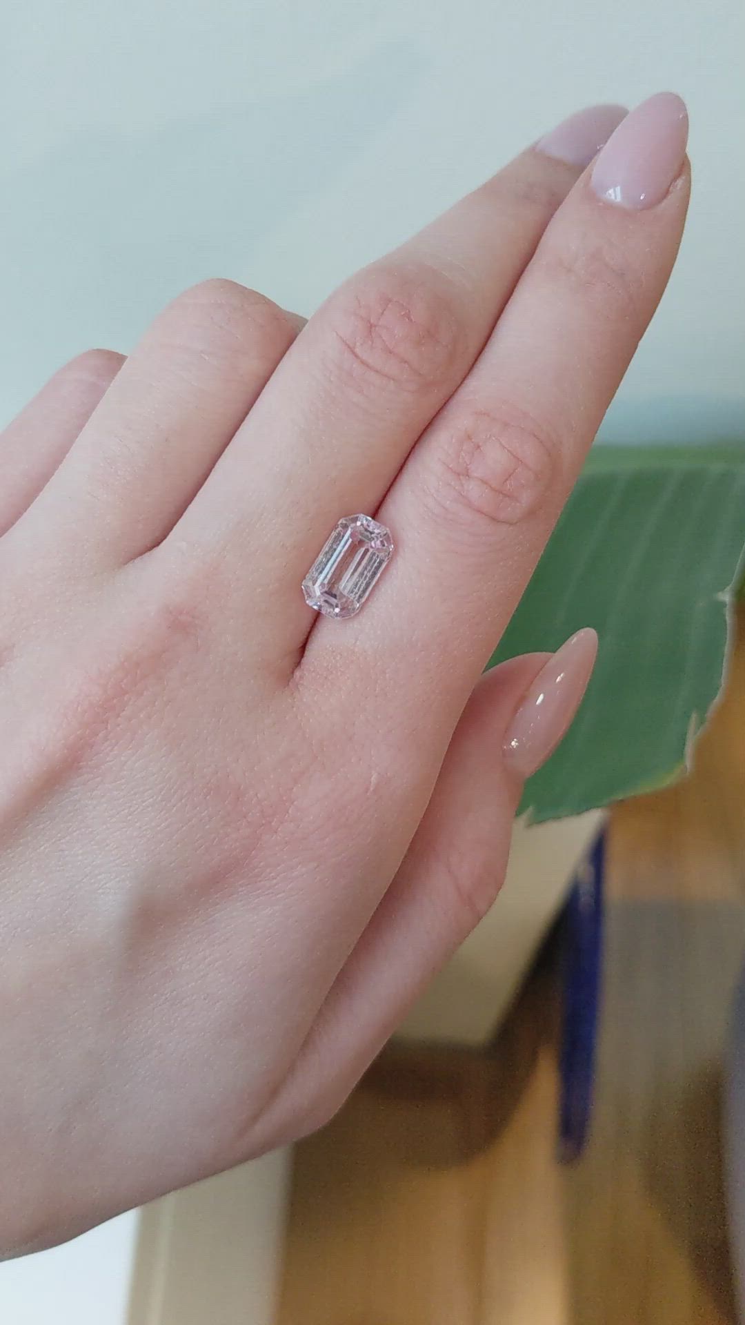 4.28 Ct. Kunzite from Brazil Size Video