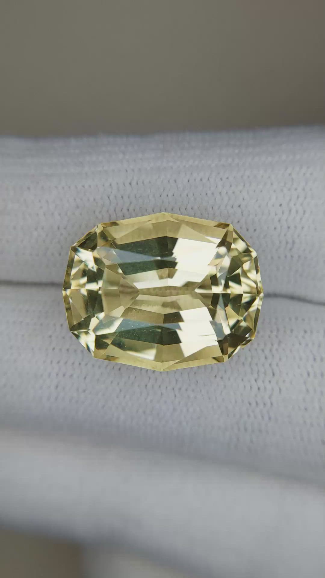 14.85 Ct. Yellow Scapolite from Brazil Size Video