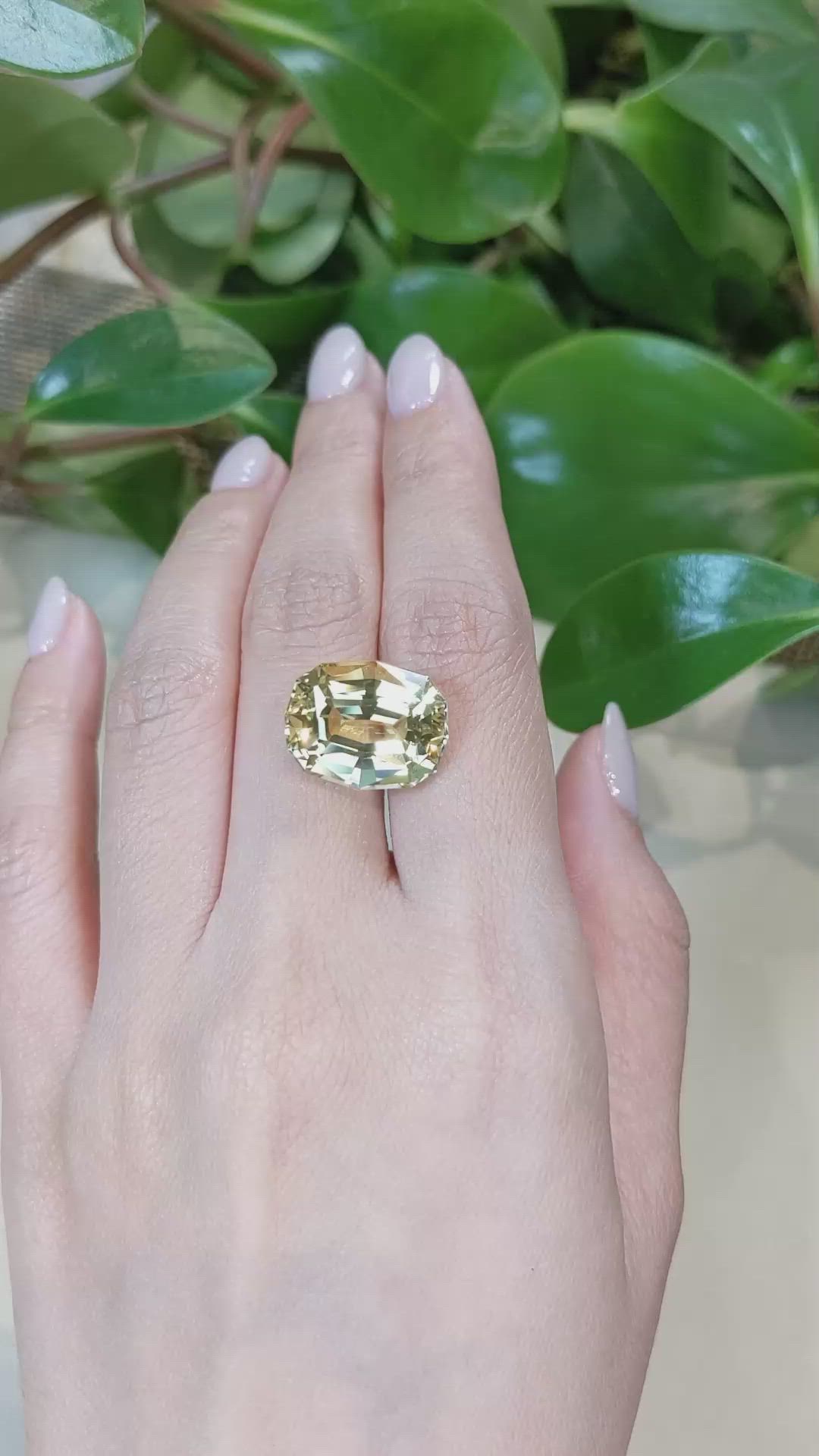 14.85 Ct. Yellow Scapolite from Brazil Size Video