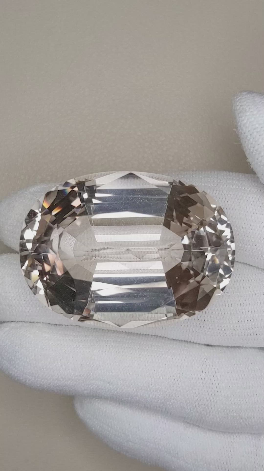 145.74 Ct. Organish Brown Precious Topaz from Brazil Size Video