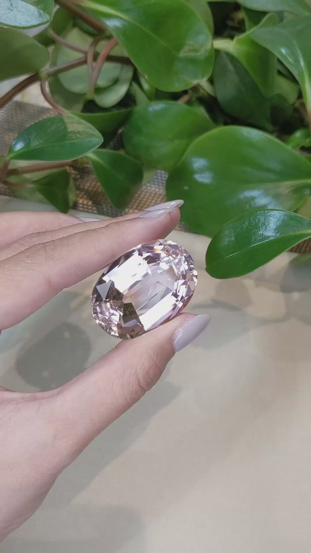 145.74 Ct. Organish Brown Precious Topaz from Brazil Size Video