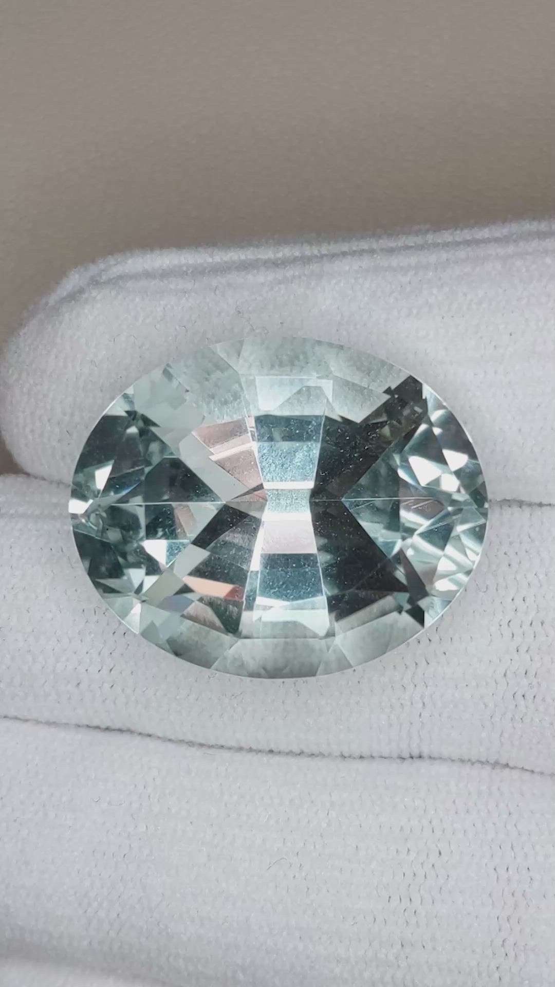 37.31 Ct. Aquamarine from Brazil Size Video