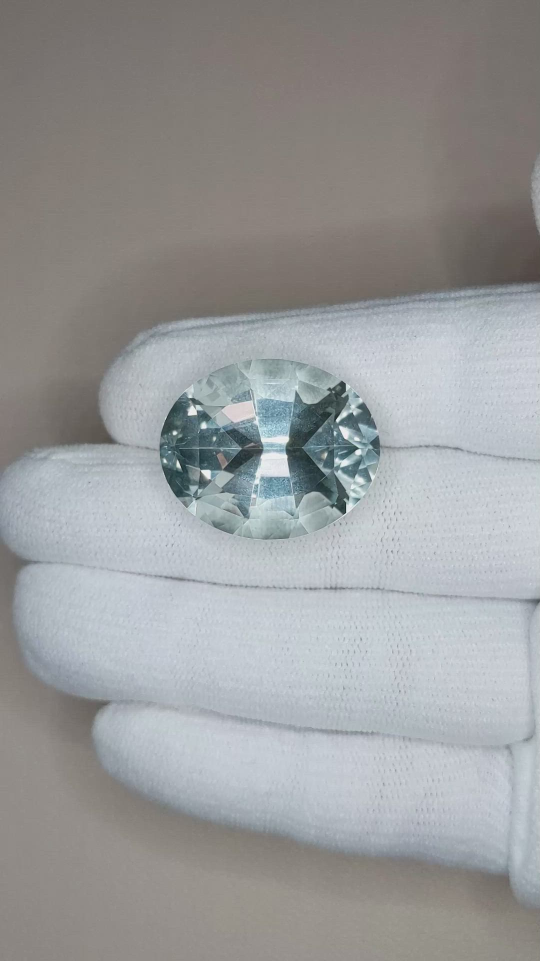37.31 Ct. Aquamarine from Brazil Size Video
