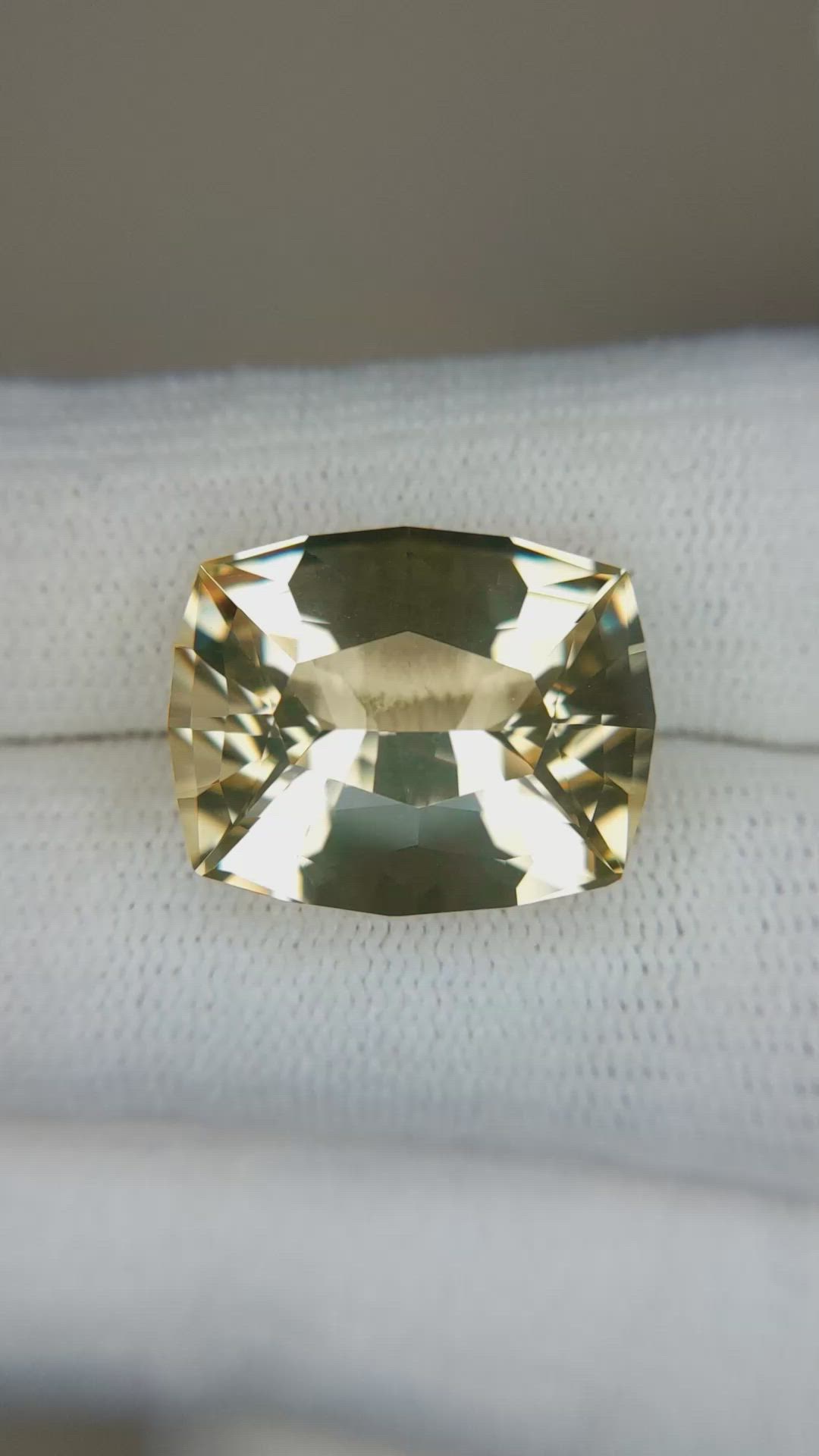 12.52 Ct. Yellow Scapolite from Brazil Size Video