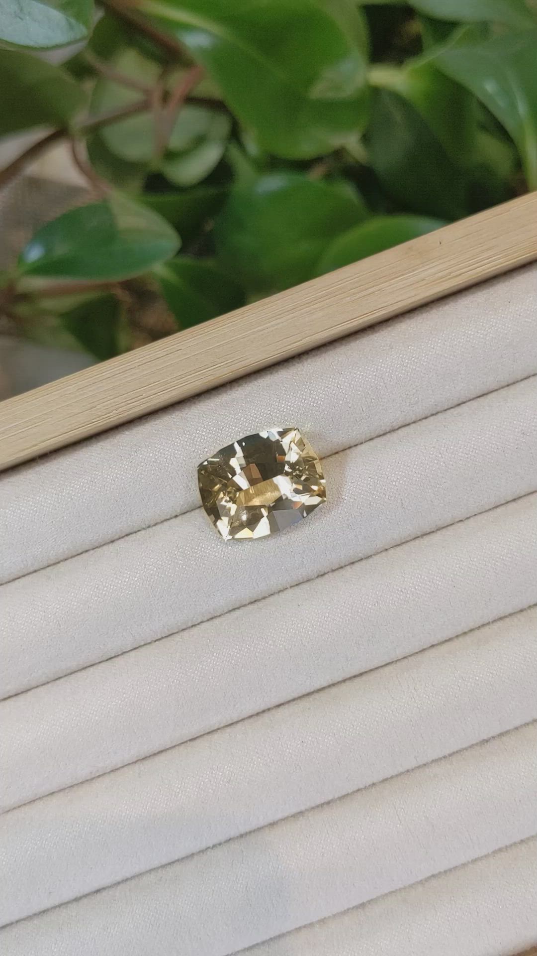 12.52 Ct. Yellow Scapolite from Brazil Size Video