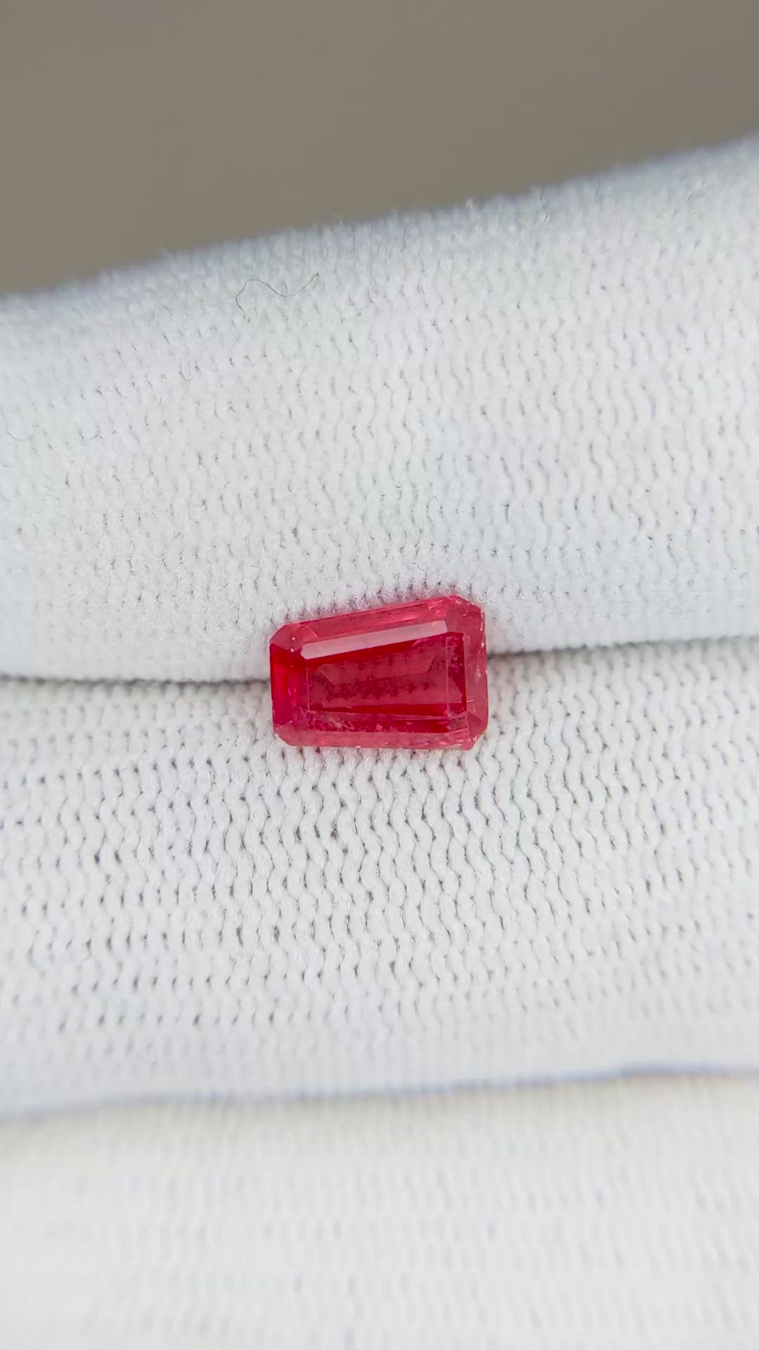 1.69 Ct. Red Rhodonite from Russia Size Video