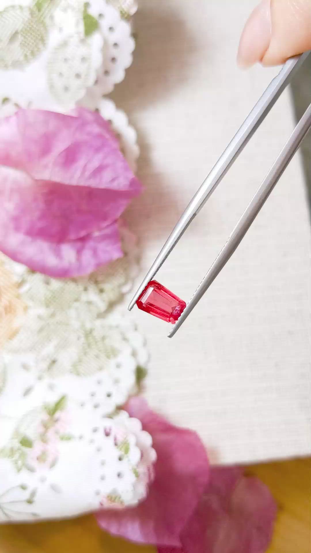 1.69 Ct. Rhodonite from Russia Size Video