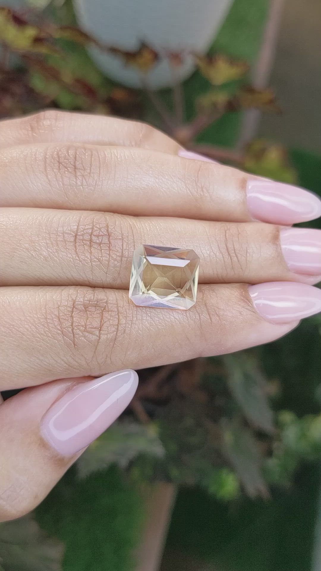 5.17 Ct. Ametrine from Ceylon (Sri Lanka) Size Video