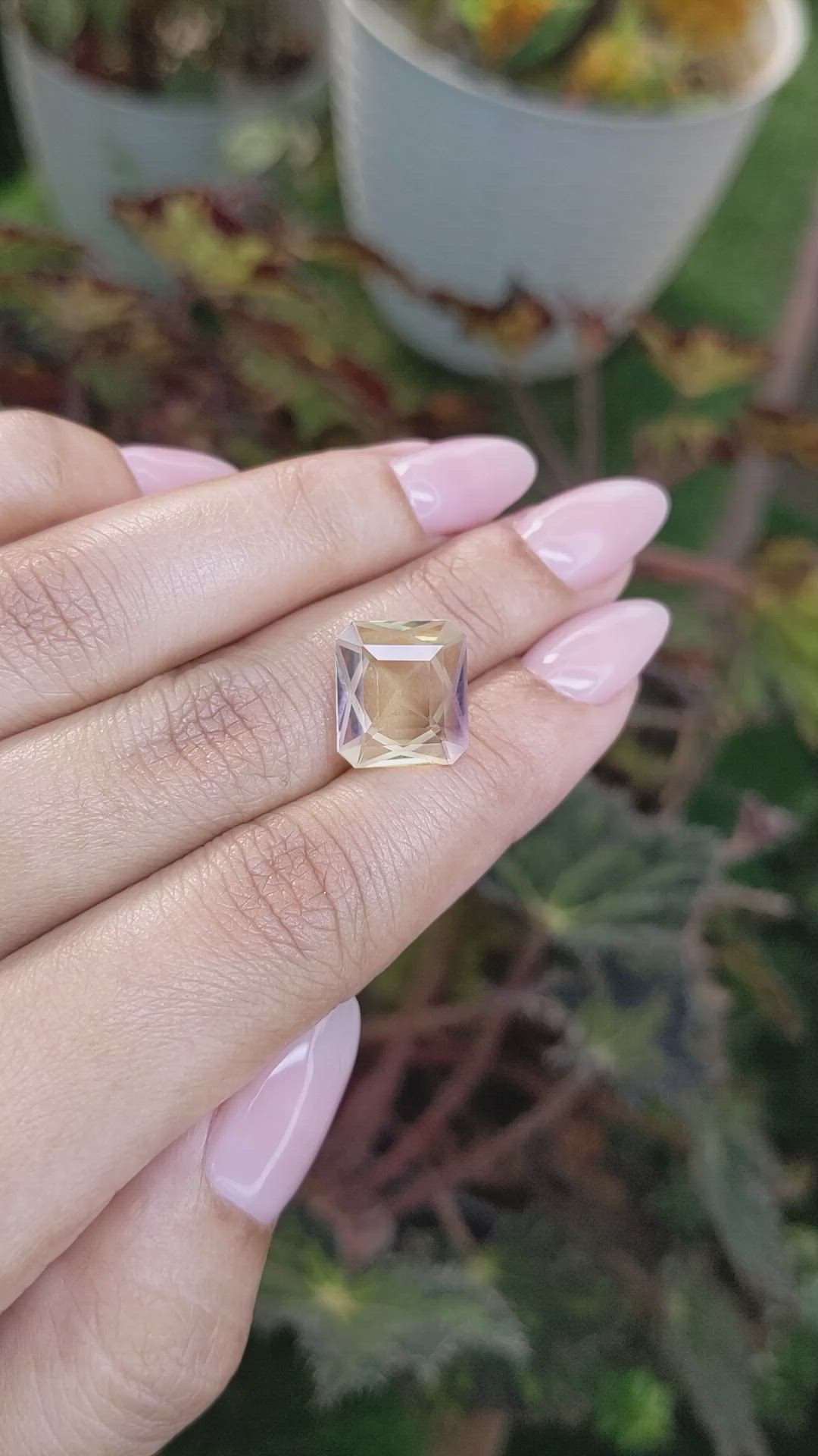 5.17 Ct. Ametrine from Ceylon (Sri Lanka) Size Video