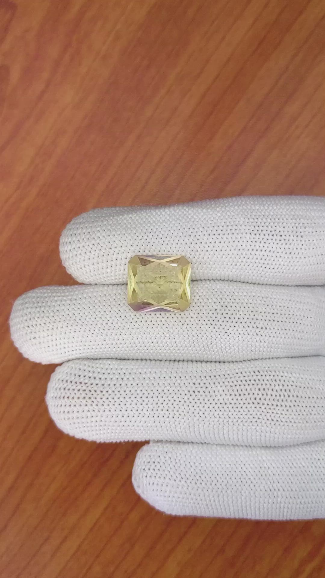 5.17 Ct. Ametrine from Ceylon (Sri Lanka) Size Video