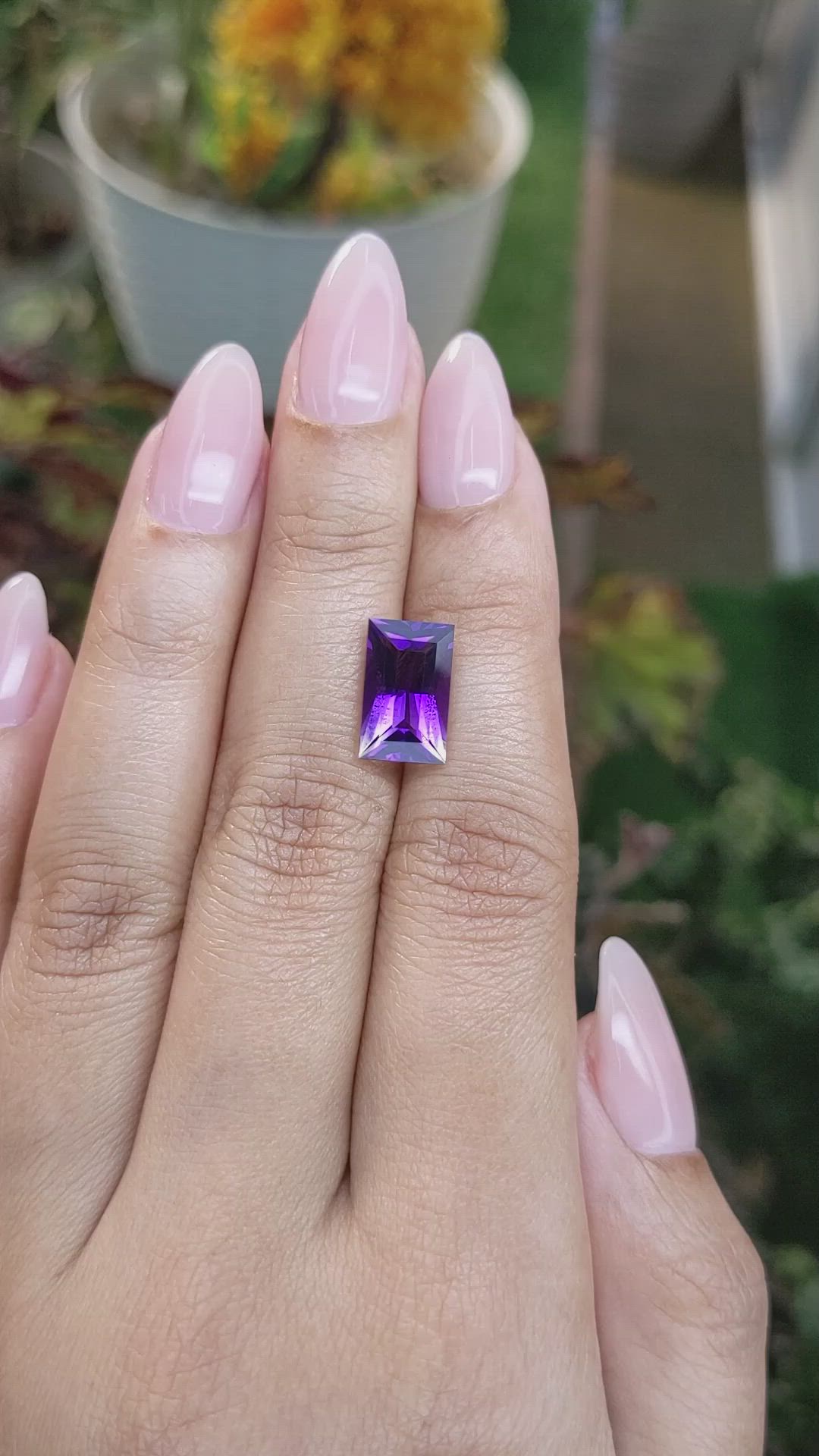3.10 Ct. Ametrine from Ceylon (Sri Lanka) Size Video
