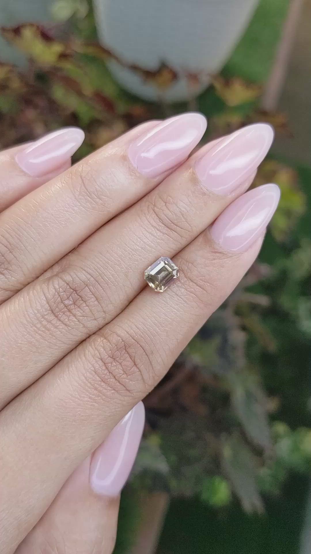 1.60 Ct. Zircon from Ceylon (Sri Lanka) Size Video