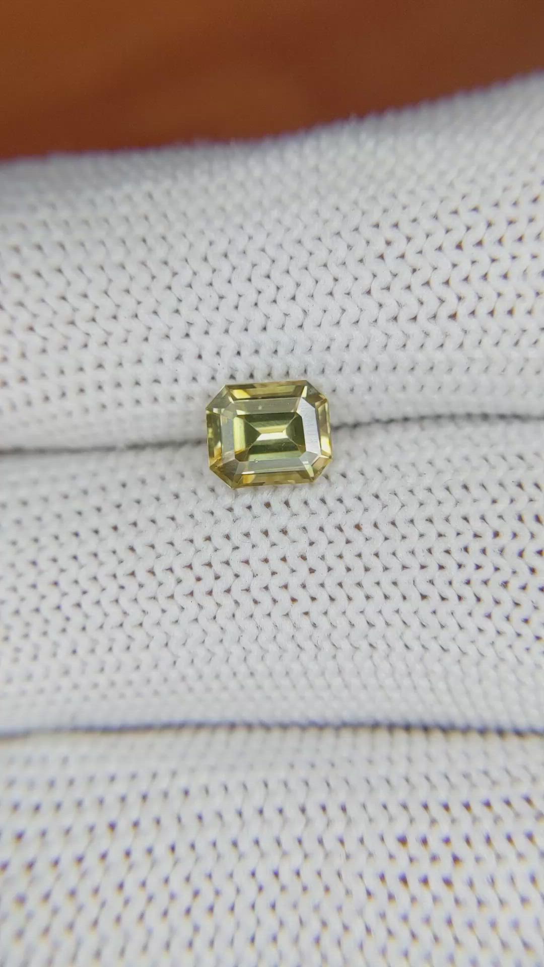 1.60 Ct. Zircon from Ceylon (Sri Lanka) Size Video