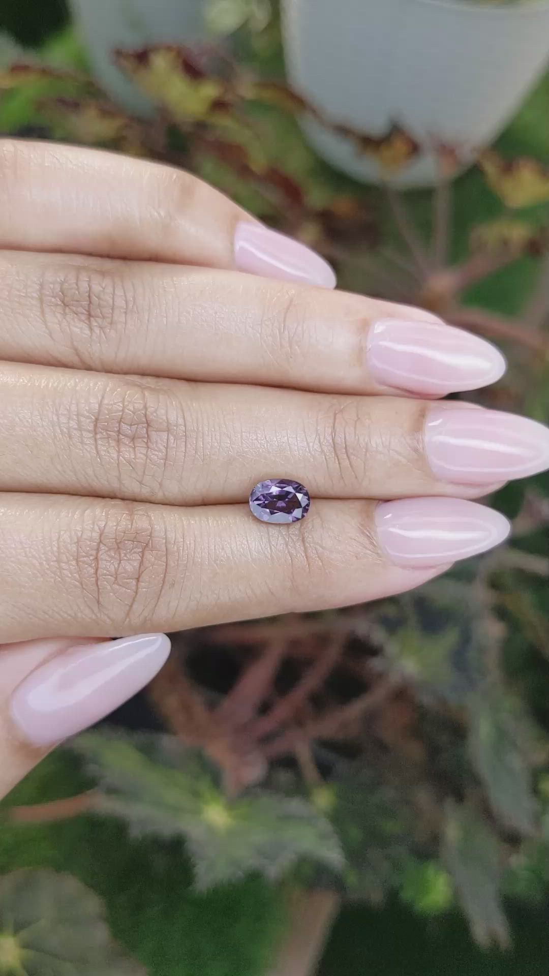 1.21 Ct. Spinel from Ceylon (Sri Lanka) Size Video