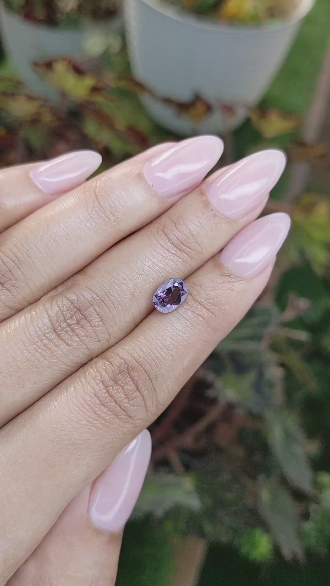 1.21 Ct. Spinel from Ceylon (Sri Lanka) Size Video