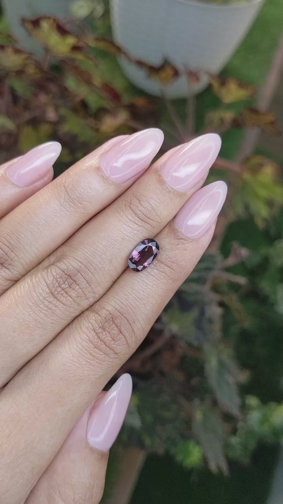 1.44 Ct. Spinel from Ceylon (Sri Lanka) Size Video