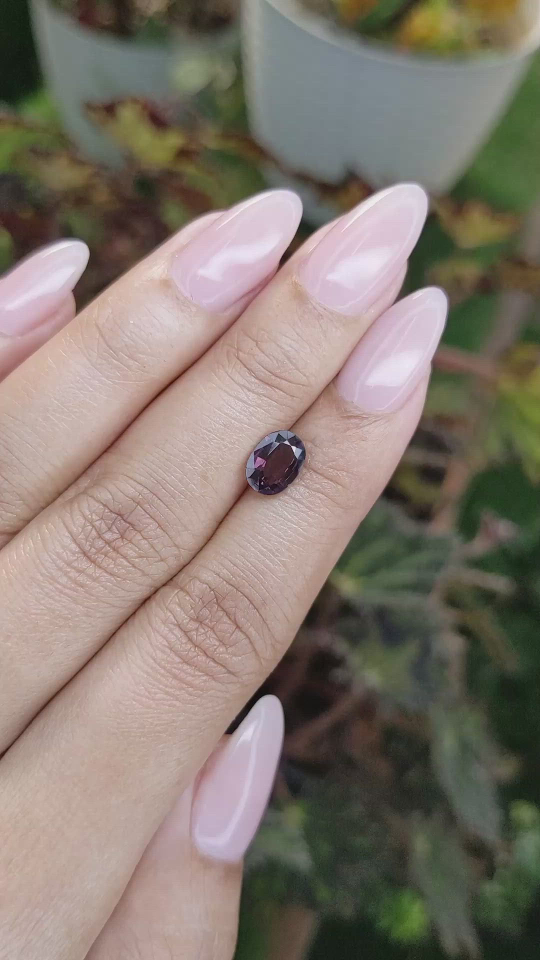 1.28 Ct. Spinel from Ceylon (Sri Lanka) Size Video