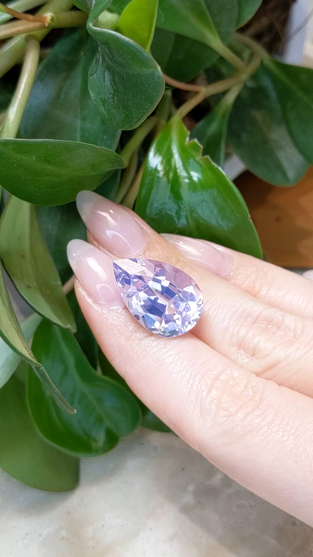 14.31 Ct. Rose Quartz from Brazil Size Video