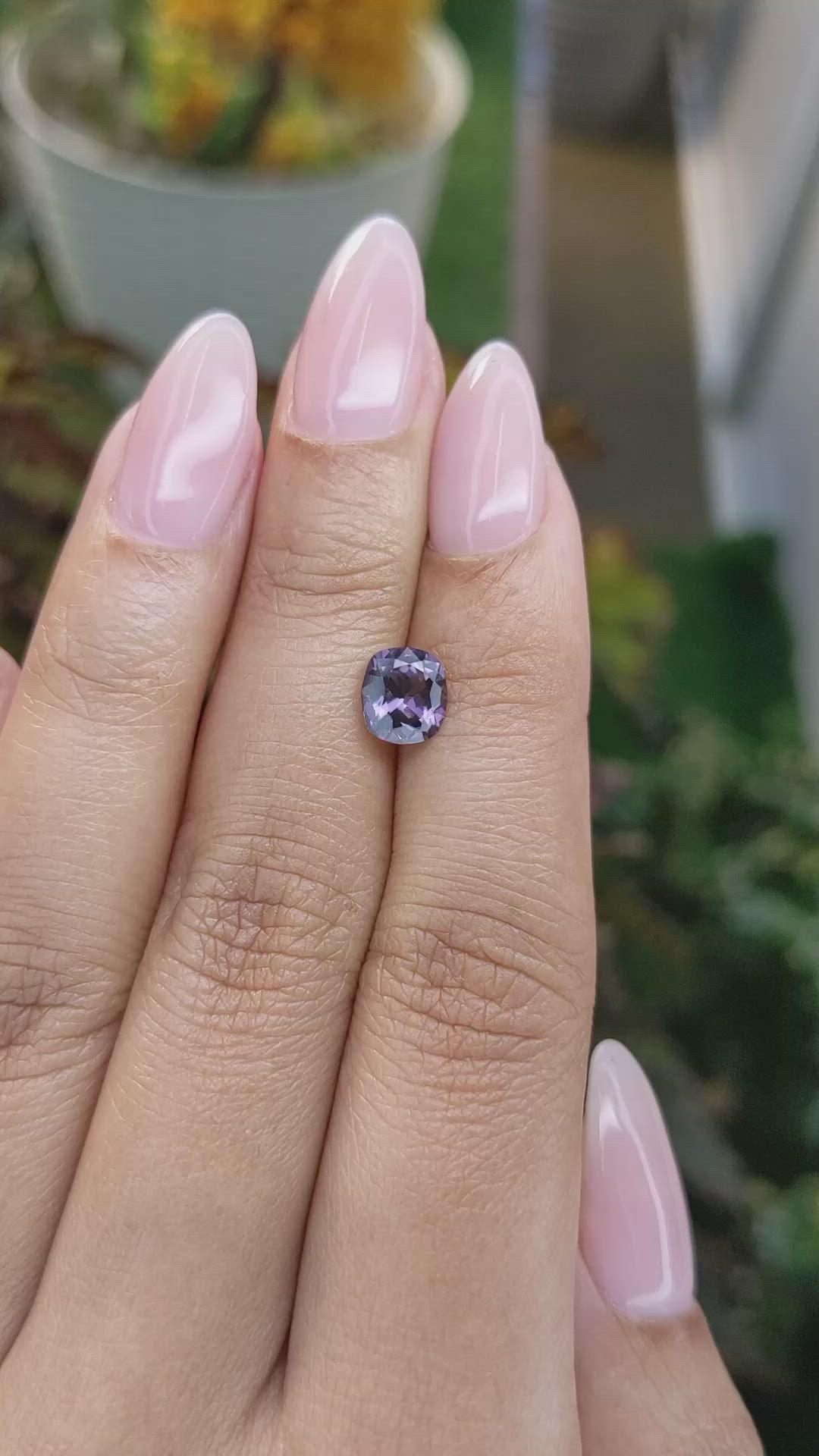 1.33 Ct. Spinel from Ceylon (Sri Lanka) Size Video