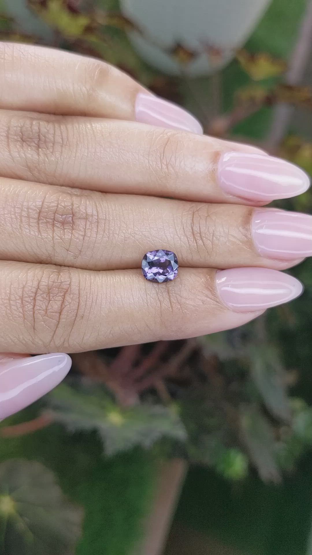 1.33 Ct. Spinel from Ceylon (Sri Lanka) Size Video