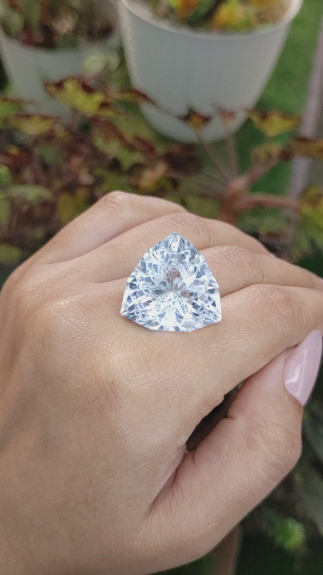 38.45 Ct. Topaz from Ceylon (Sri Lanka) Size Video