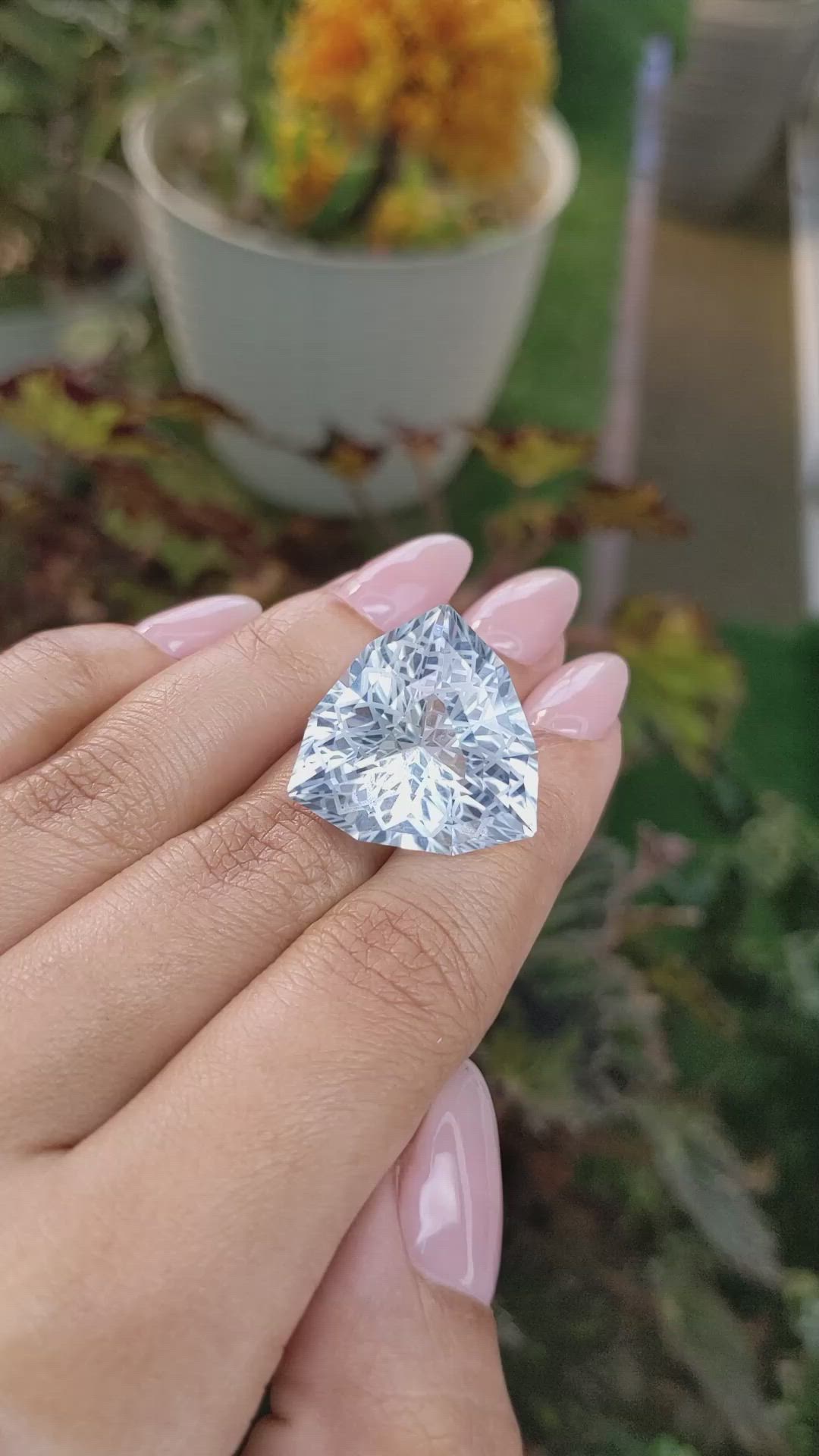 38.45 Ct. Topaz from Ceylon (Sri Lanka) Size Video