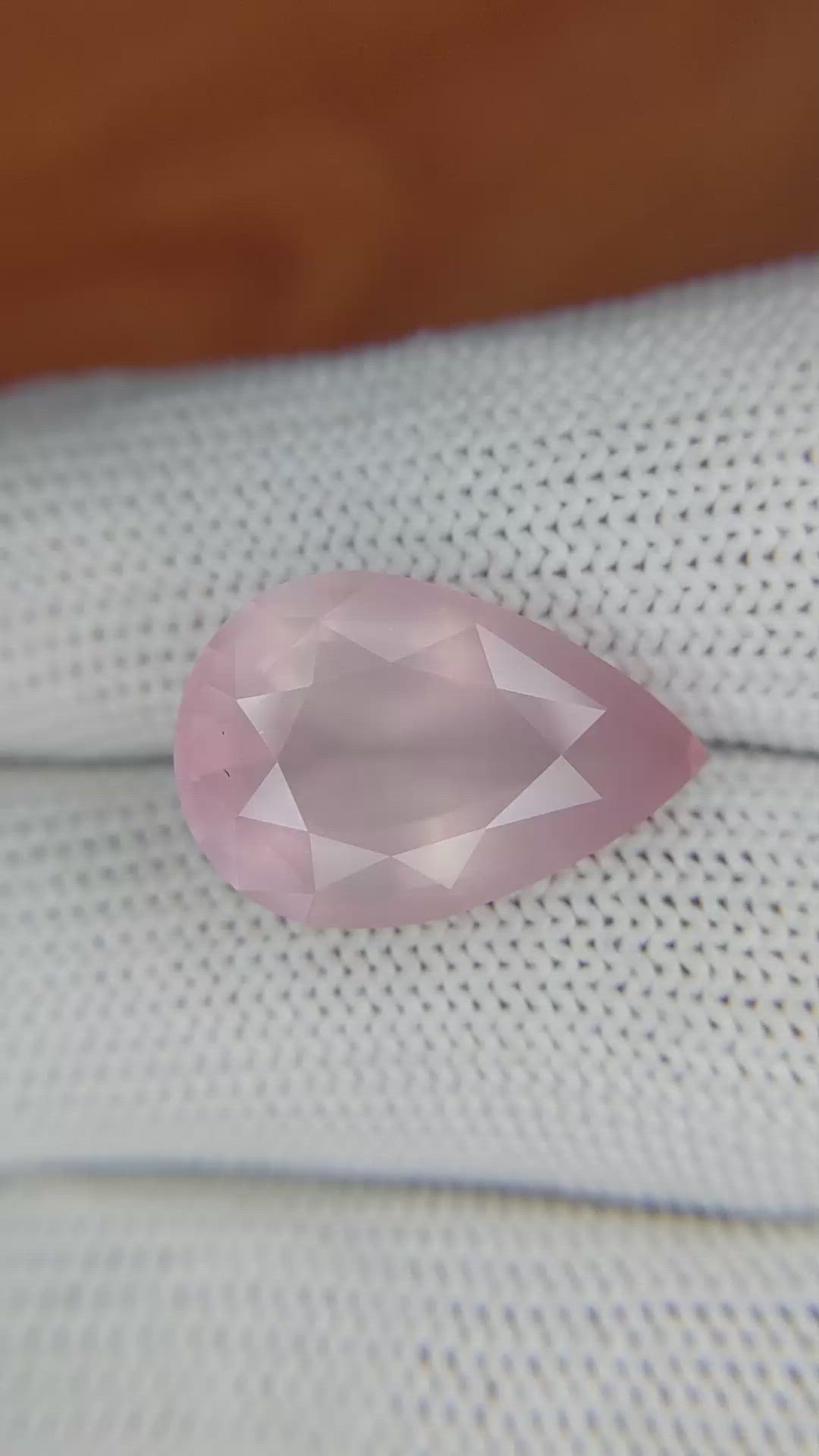 10.43 Ct. Rose Quartz from Ceylon (Sri Lanka) Size Video