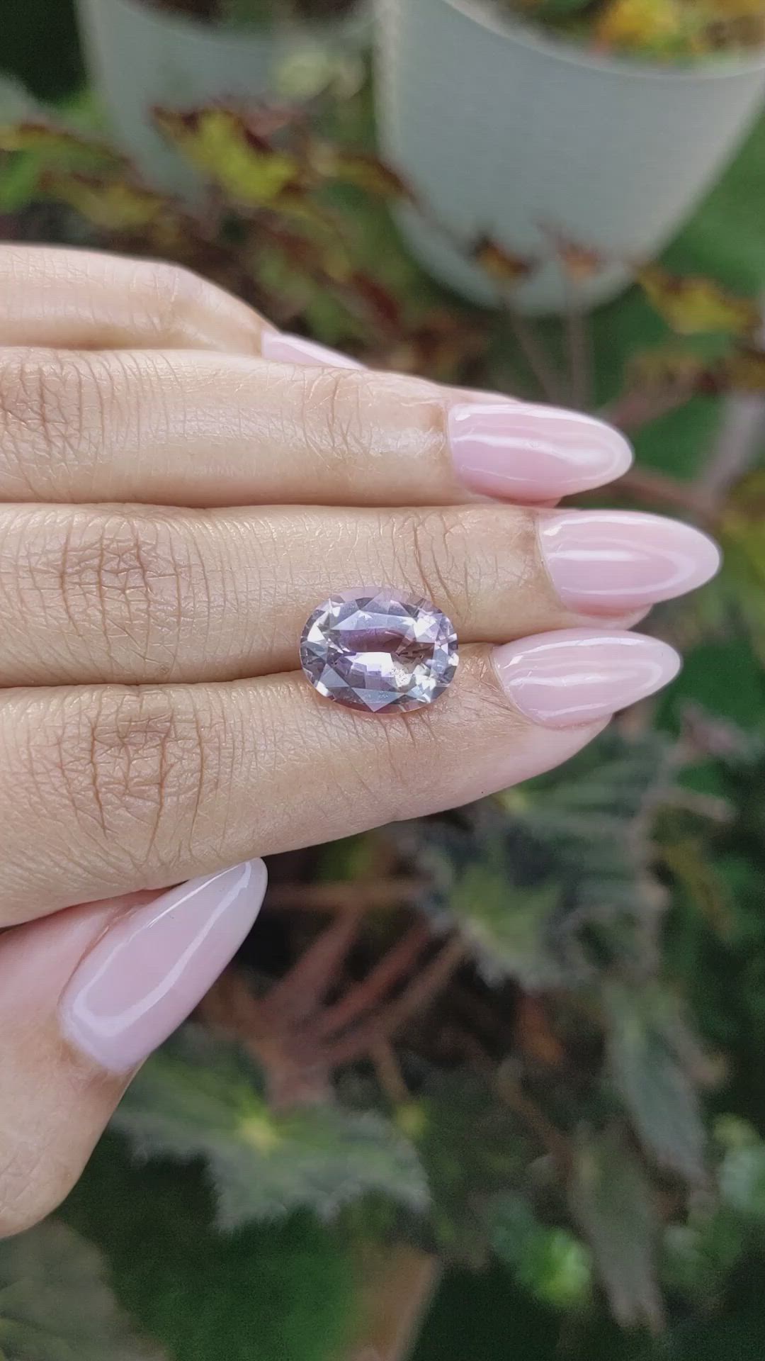 5.19 Ct. Ametrine from Ceylon (Sri Lanka) Size Video