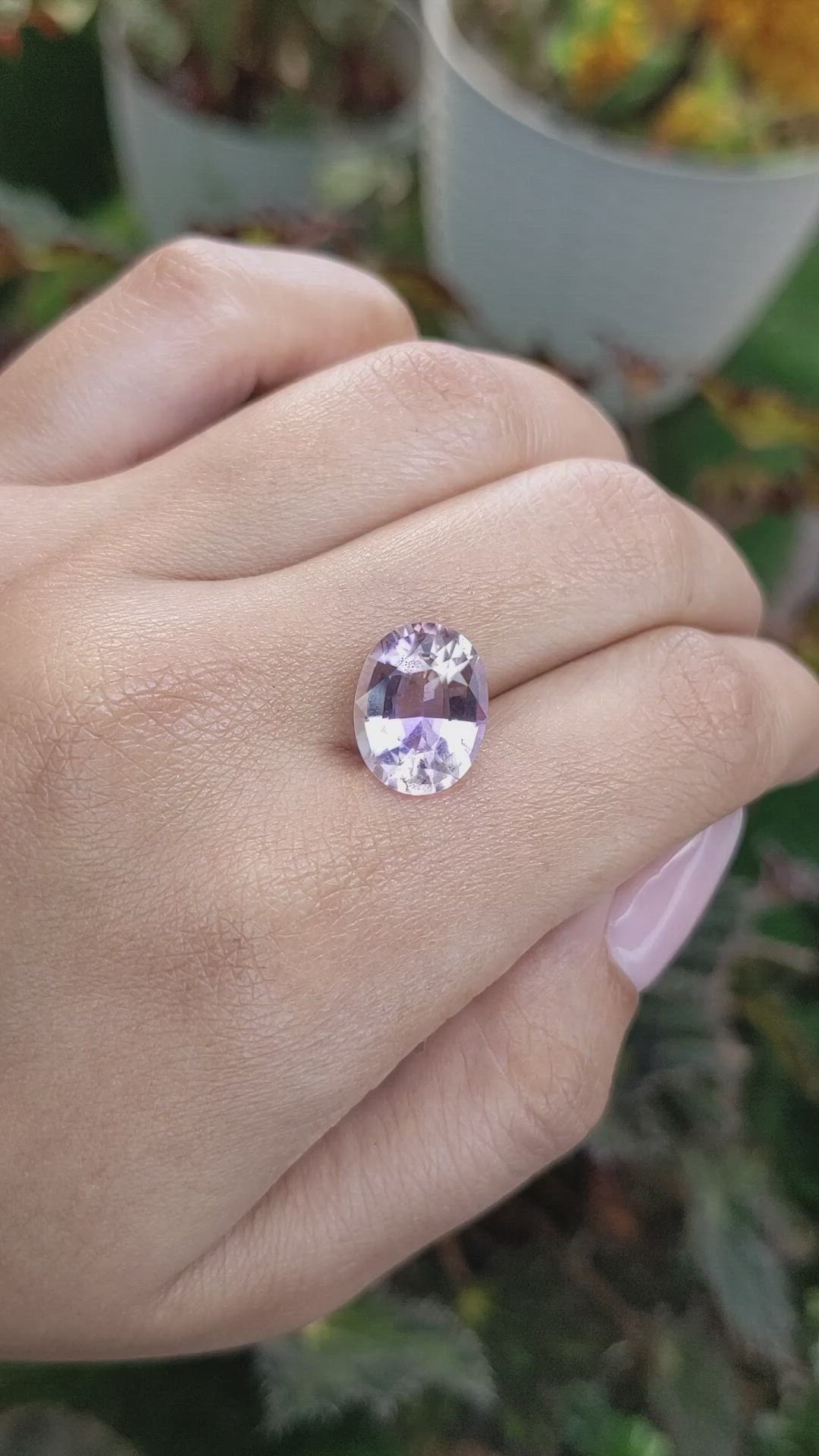 5.19 Ct. Ametrine from Ceylon (Sri Lanka) Size Video