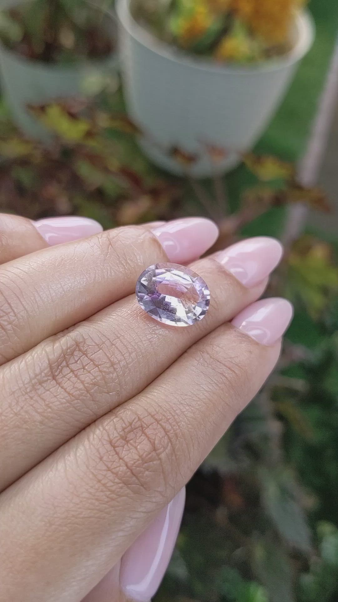 5.19 Ct. Ametrine from Ceylon (Sri Lanka) Size Video