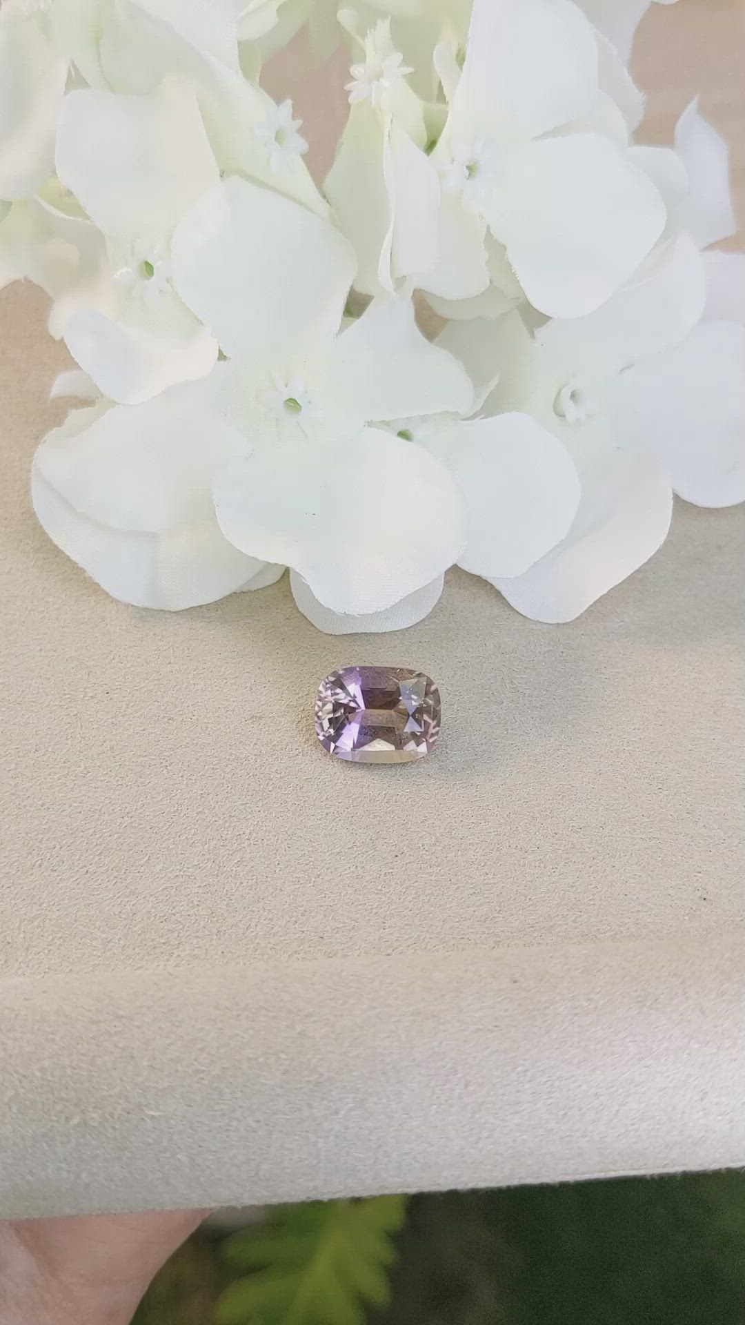 6.26 Ct. Ametrine from Ceylon (Sri Lanka) Size Video