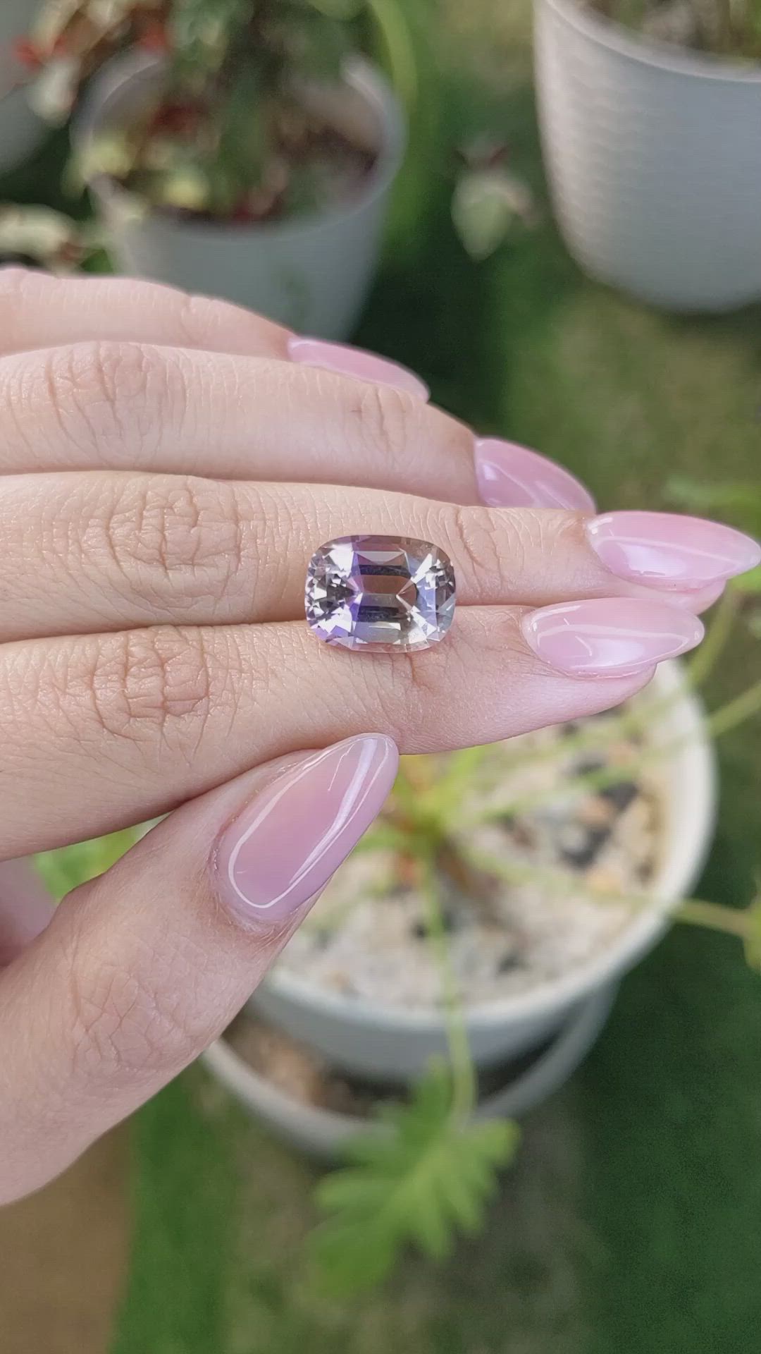 6.26 Ct. Ametrine from Ceylon (Sri Lanka) Size Video