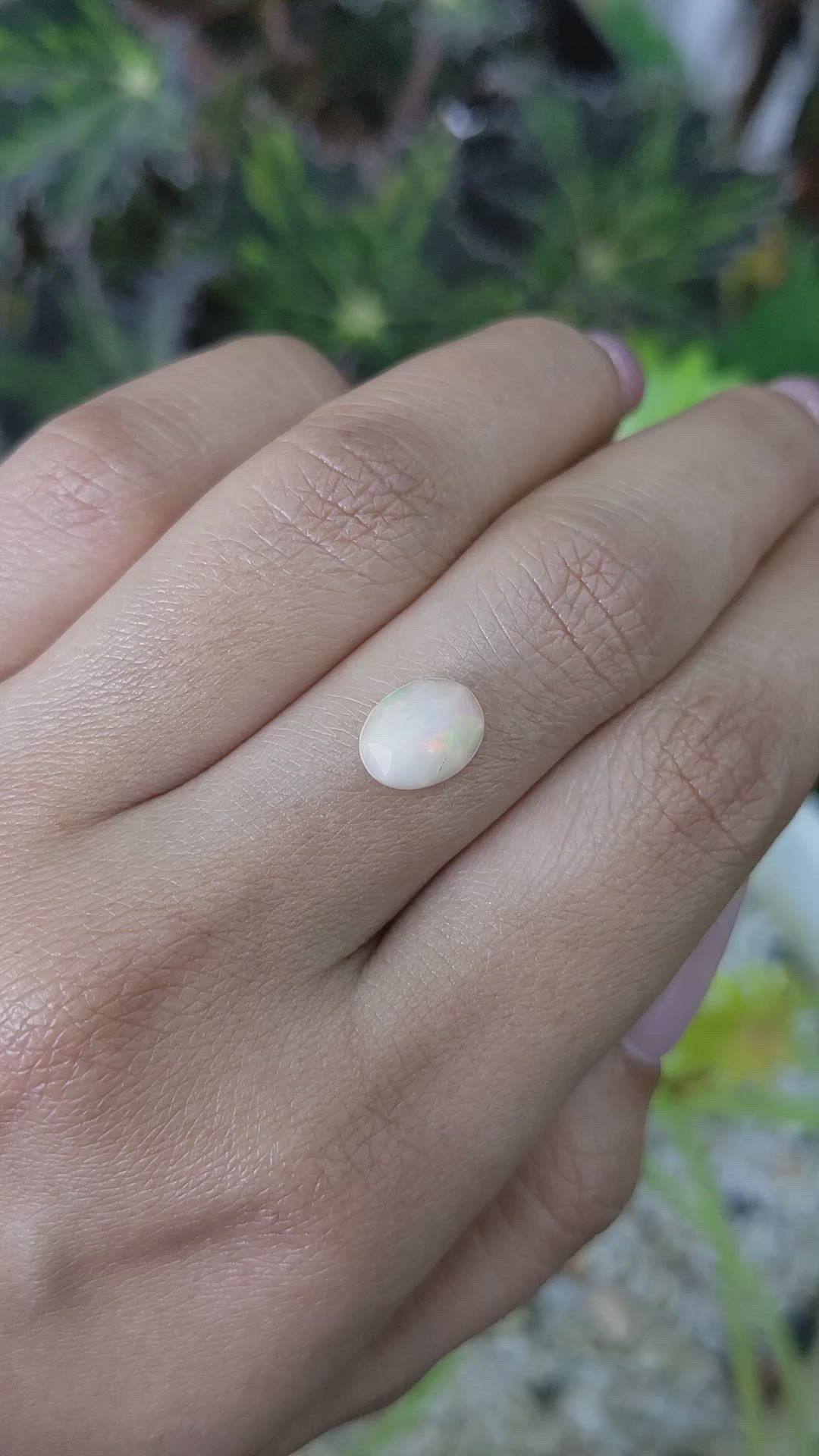 0.94 Ct. Crystal/Jelly Opal from Australia Size Video