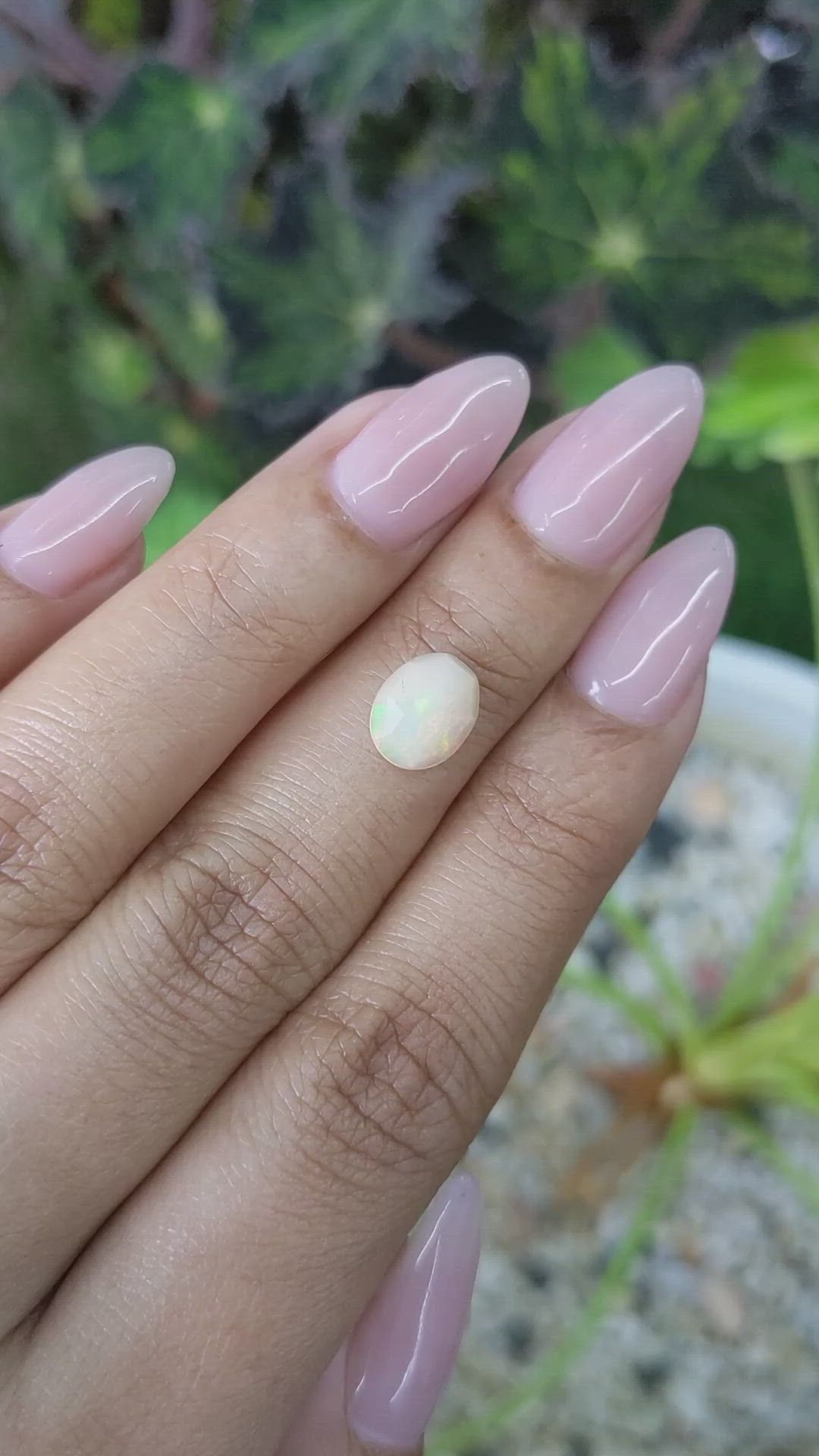 0.94 Ct. Crystal/Jelly Opal from Australia Size Video