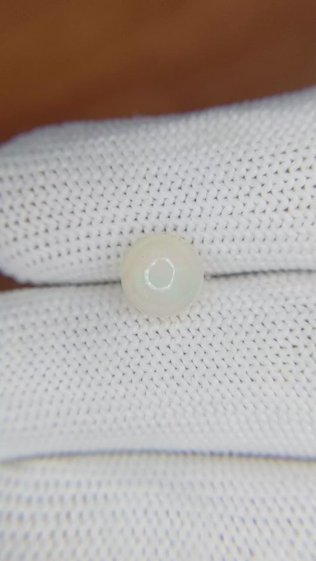 1.32 Ct. Cabochon White Opal from Australia Size Video