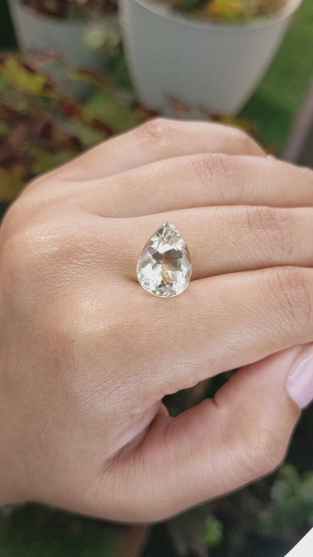 6.30 Ct. Quartz from Brazil Size Video