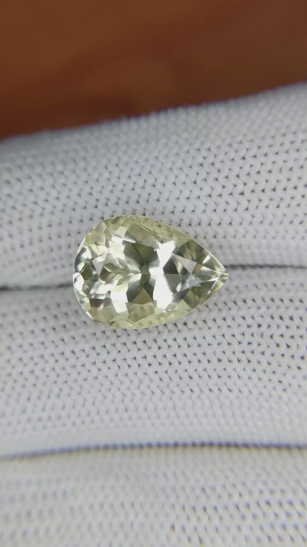 6.30 Ct. Quartz from Brazil Size Video