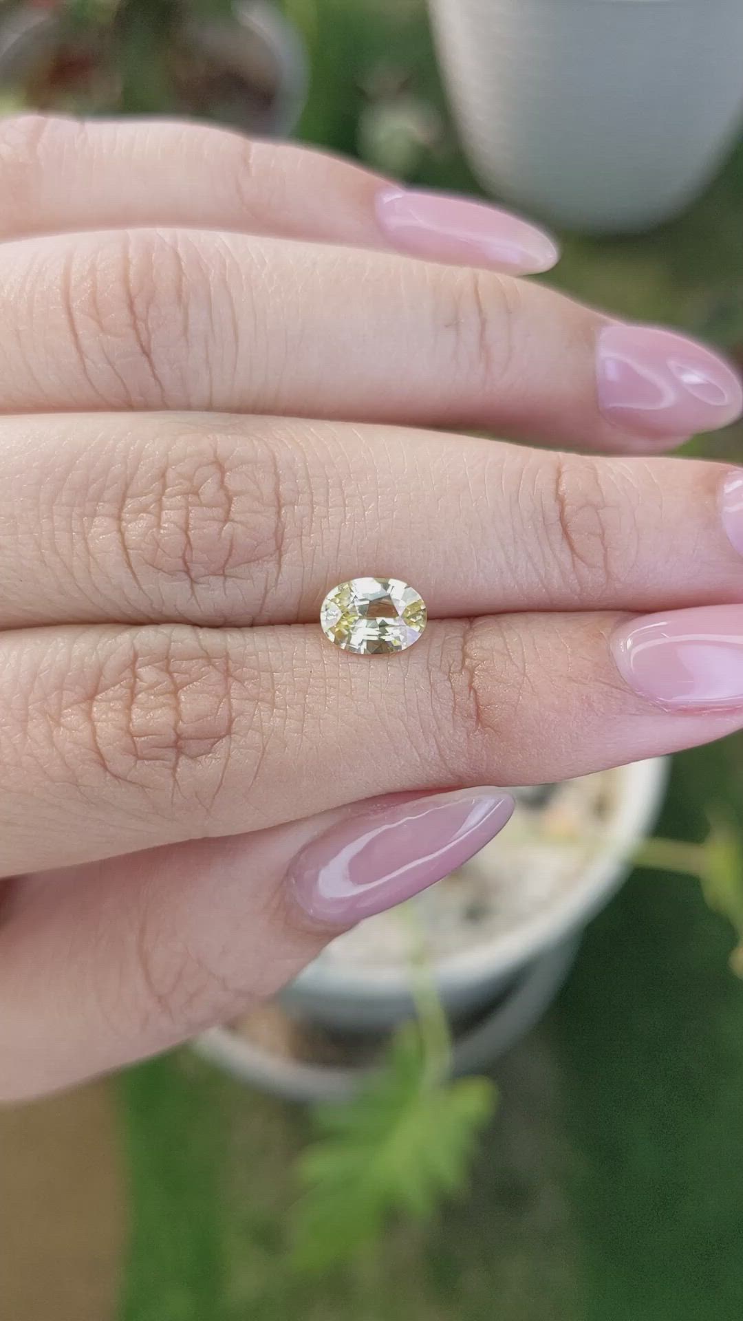 1.53 Ct. Zircon from Ceylon (Sri Lanka) Size Video