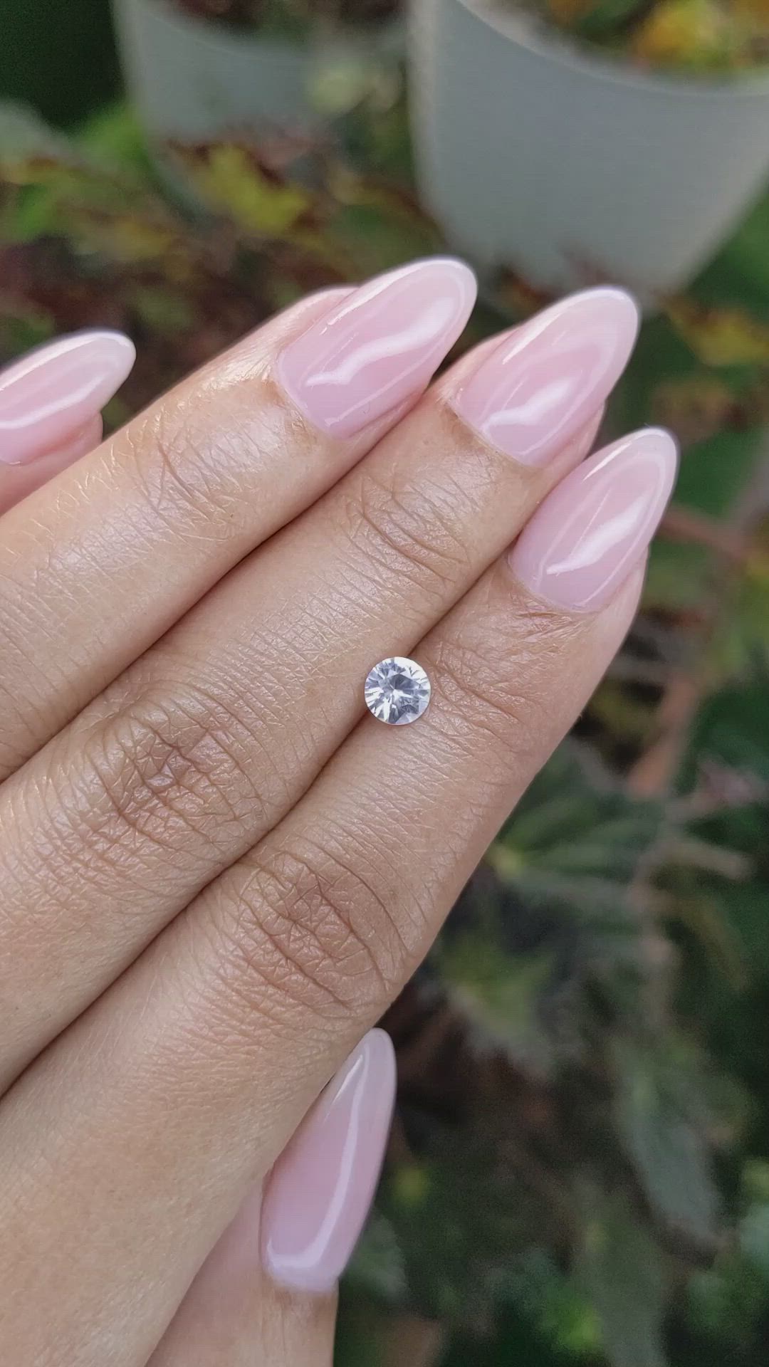 0.67 Ct. Zircon from Ceylon (Sri Lanka) Size Video