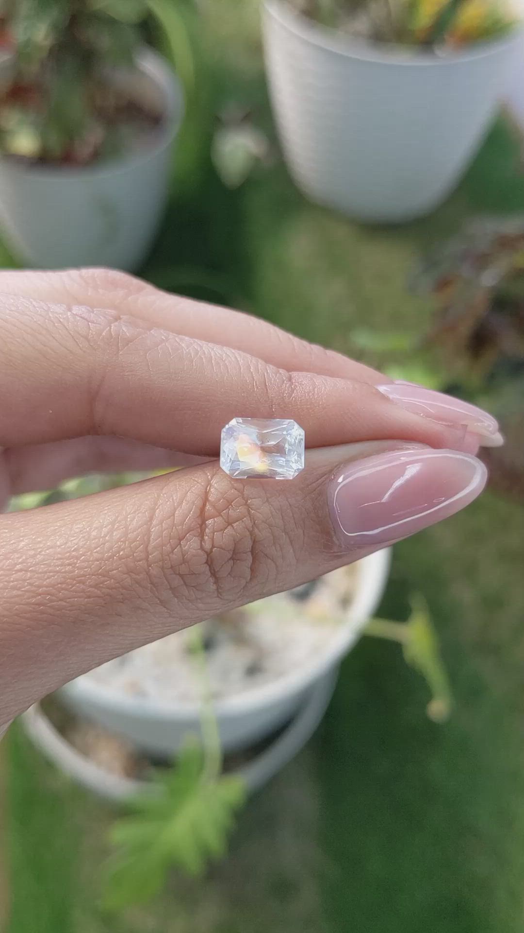 2.39 Ct. Moonstone from Ceylon (Sri Lanka) Size Video