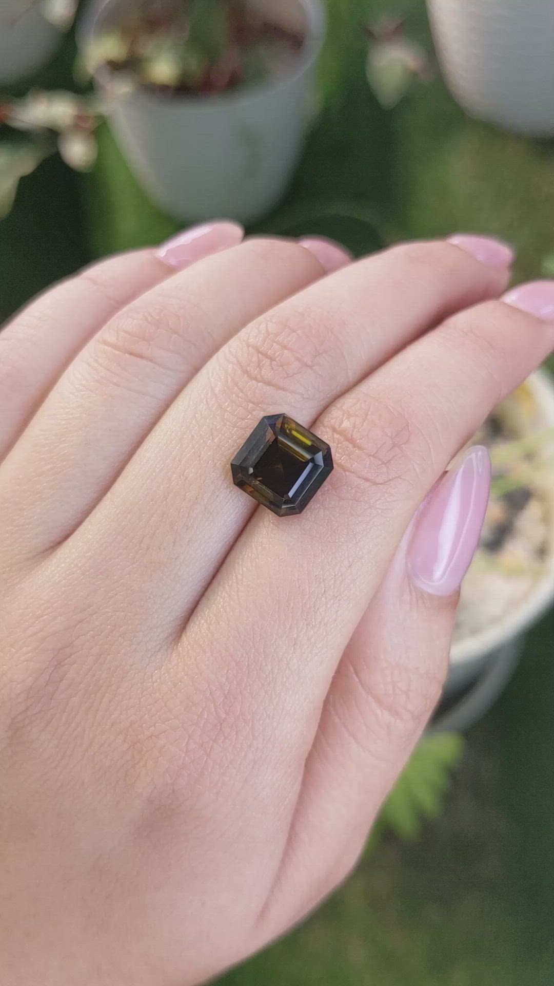 5.95 Ct. Tourmaline from Ceylon (Sri Lanka) Size Video