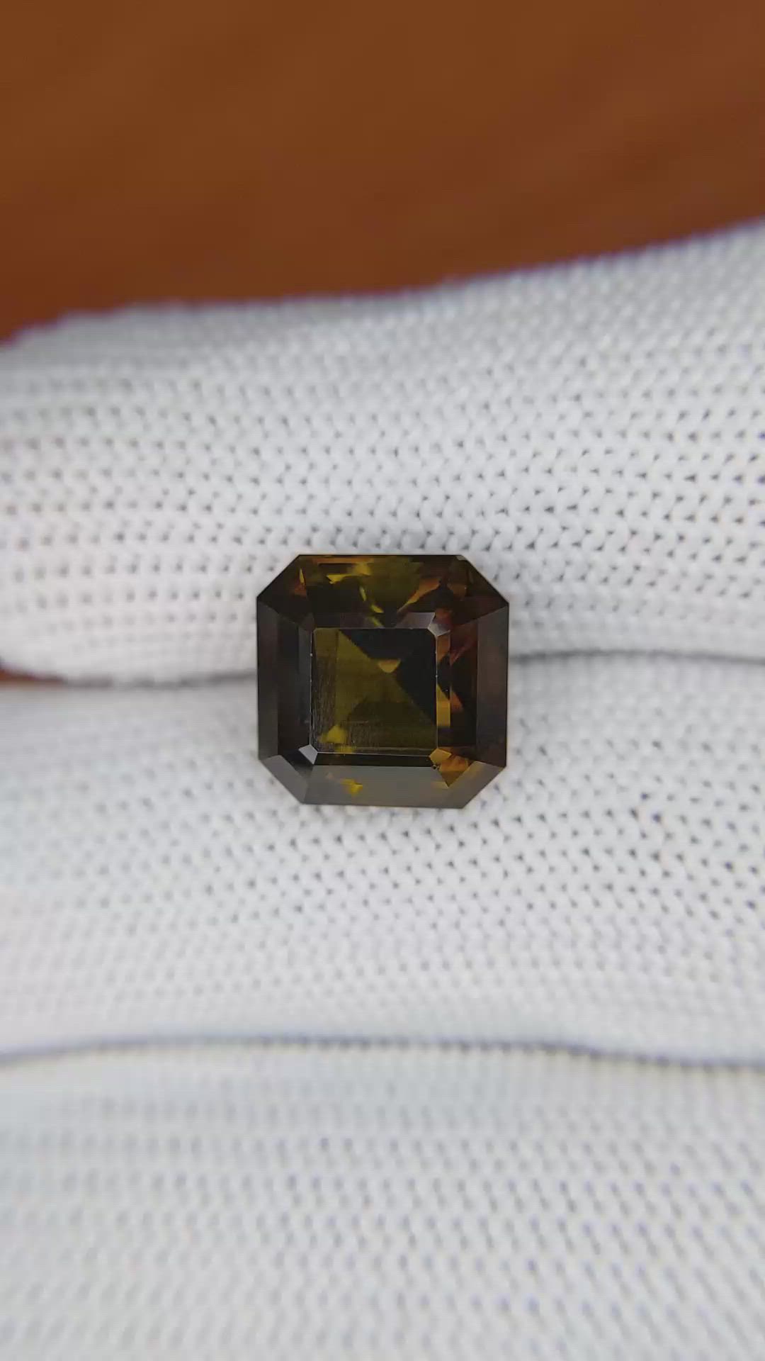 5.95 Ct. Tourmaline from Ceylon (Sri Lanka) Size Video