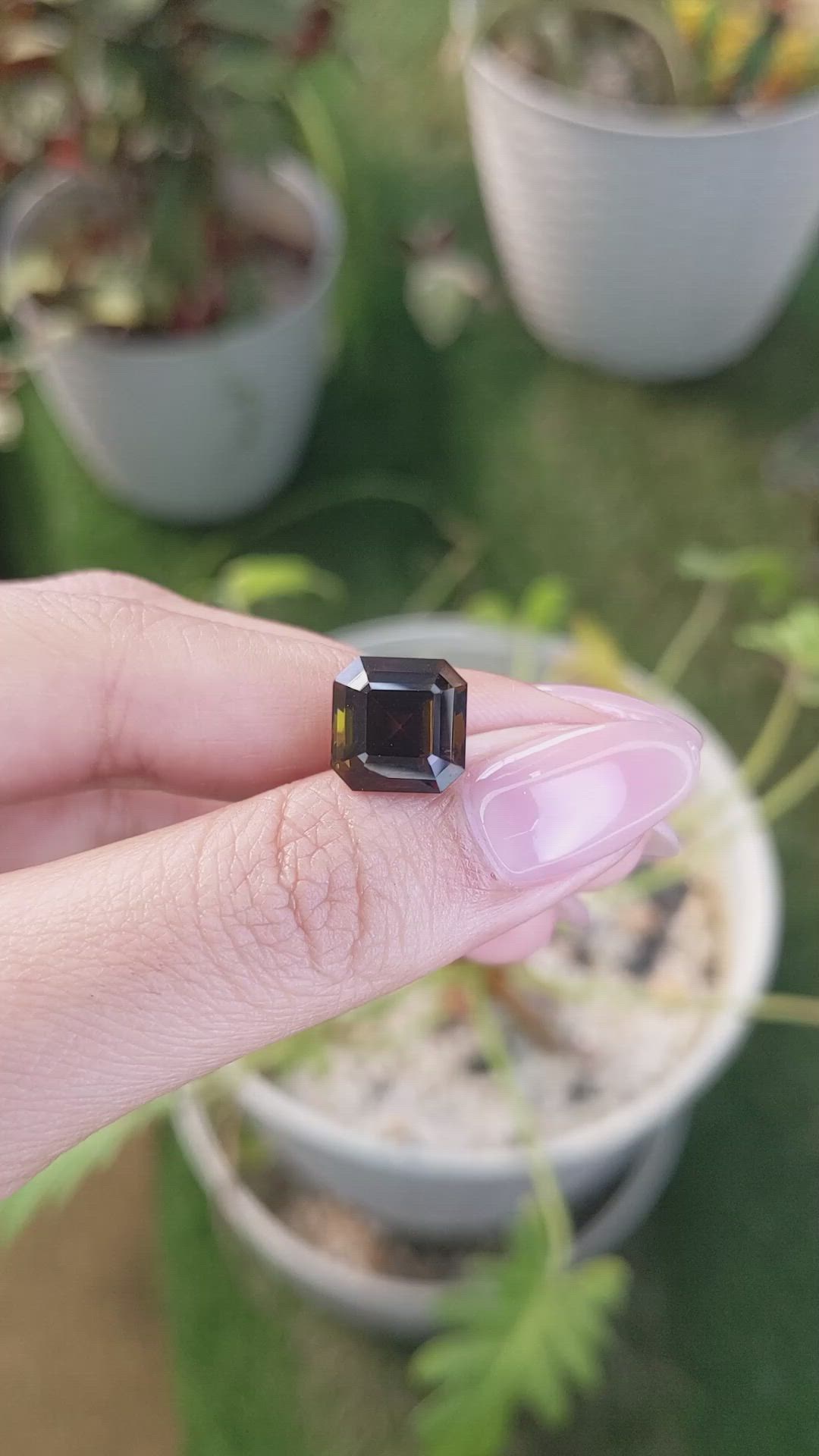 5.95 Ct. Tourmaline from Ceylon (Sri Lanka) Size Video