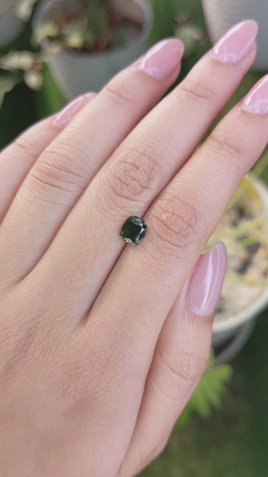 0.92 Ct. Tourmaline from Ceylon (Sri Lanka) Size Video