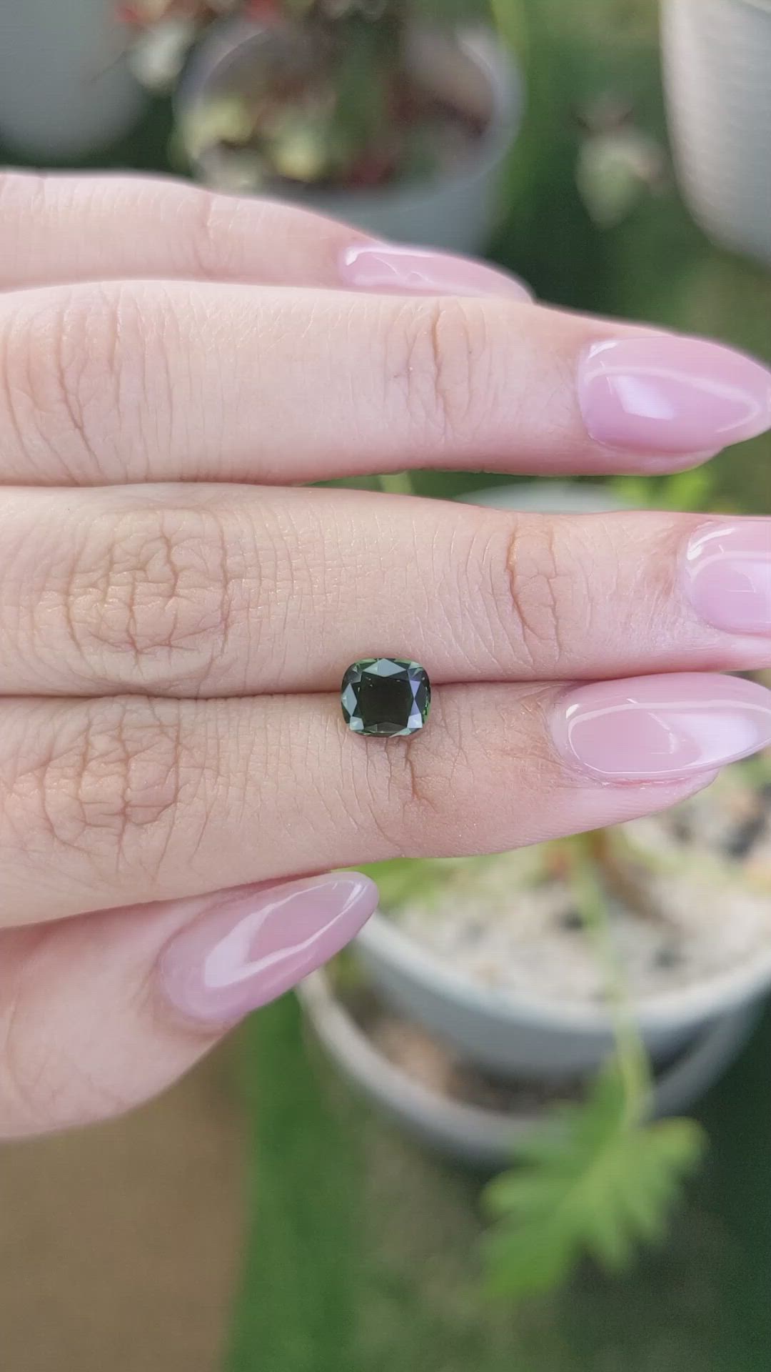 0.92 Ct. Tourmaline from Ceylon (Sri Lanka) Size Video