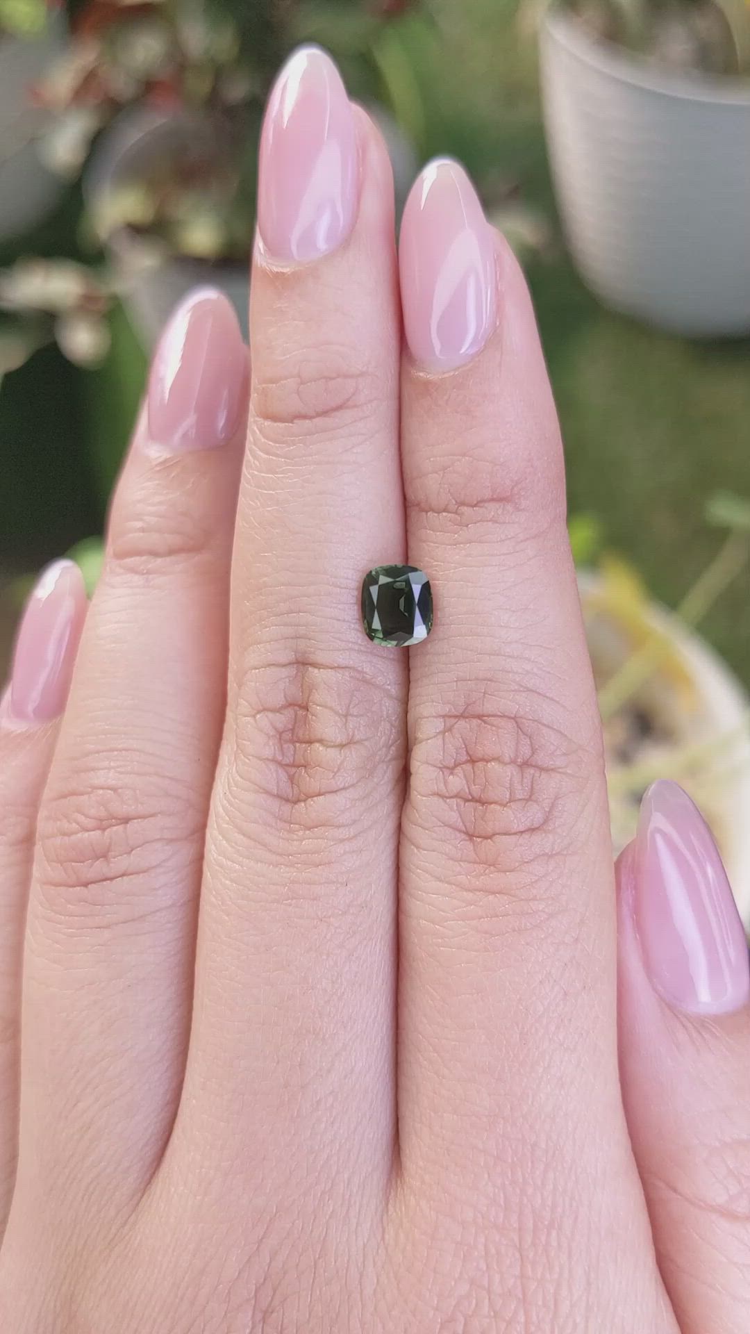 0.92 Ct. Tourmaline from Ceylon (Sri Lanka) Size Video